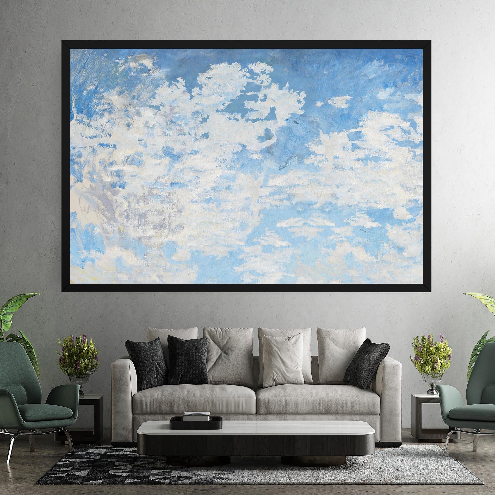 Vászonkép Clouds Monet mockup 7