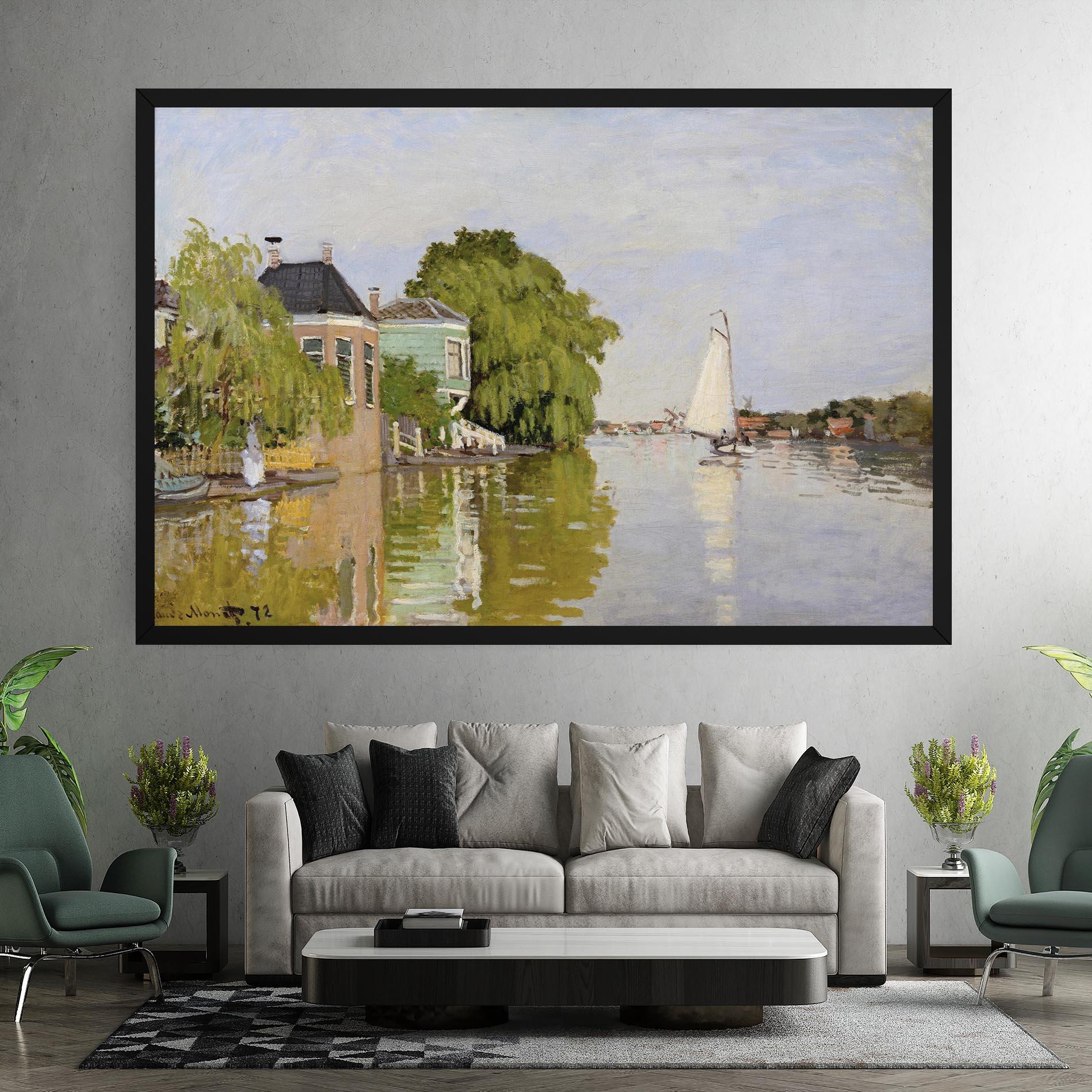 Vászonkép Houses On The Achterzaan mockup 7