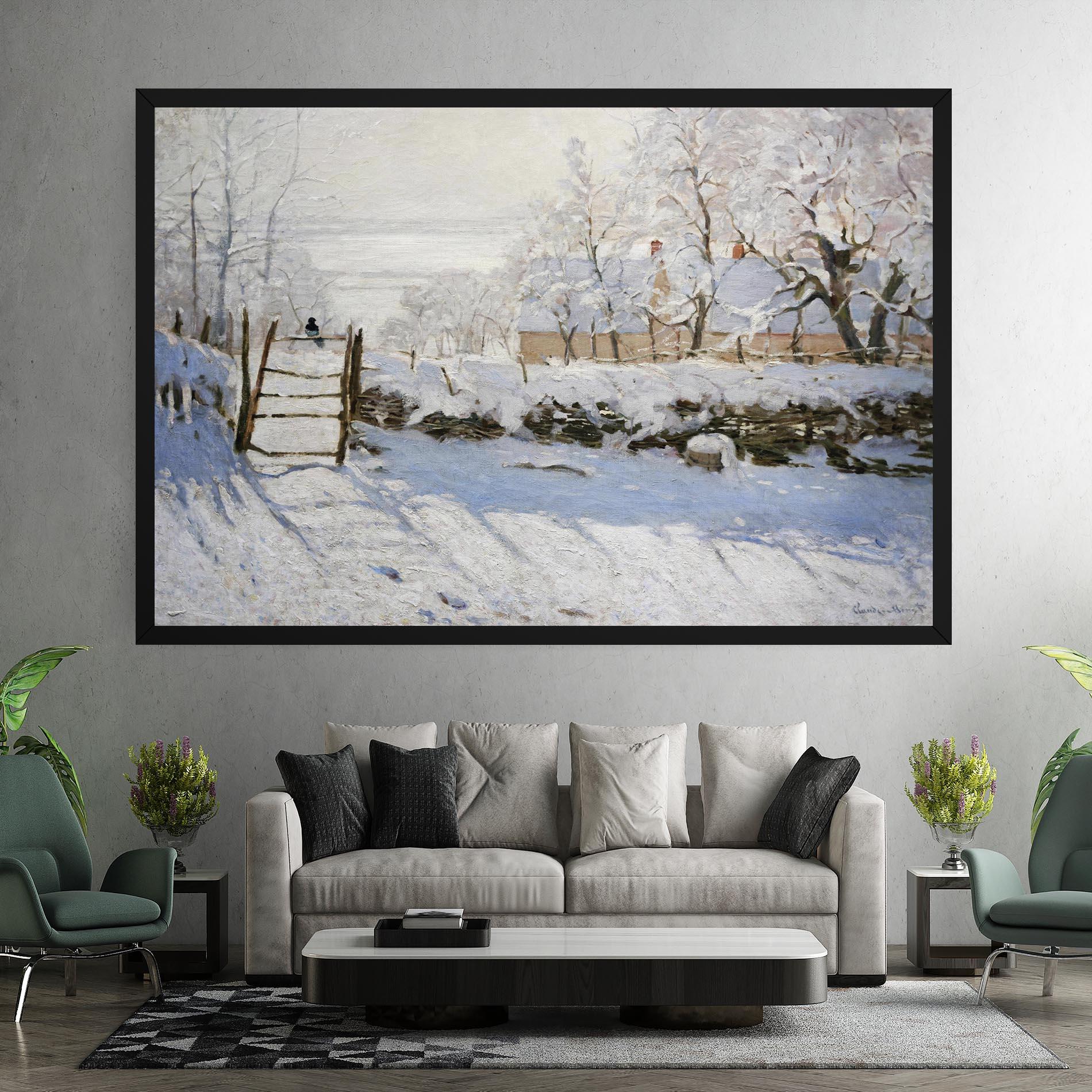 Vászonkép The Magpie mockup 7