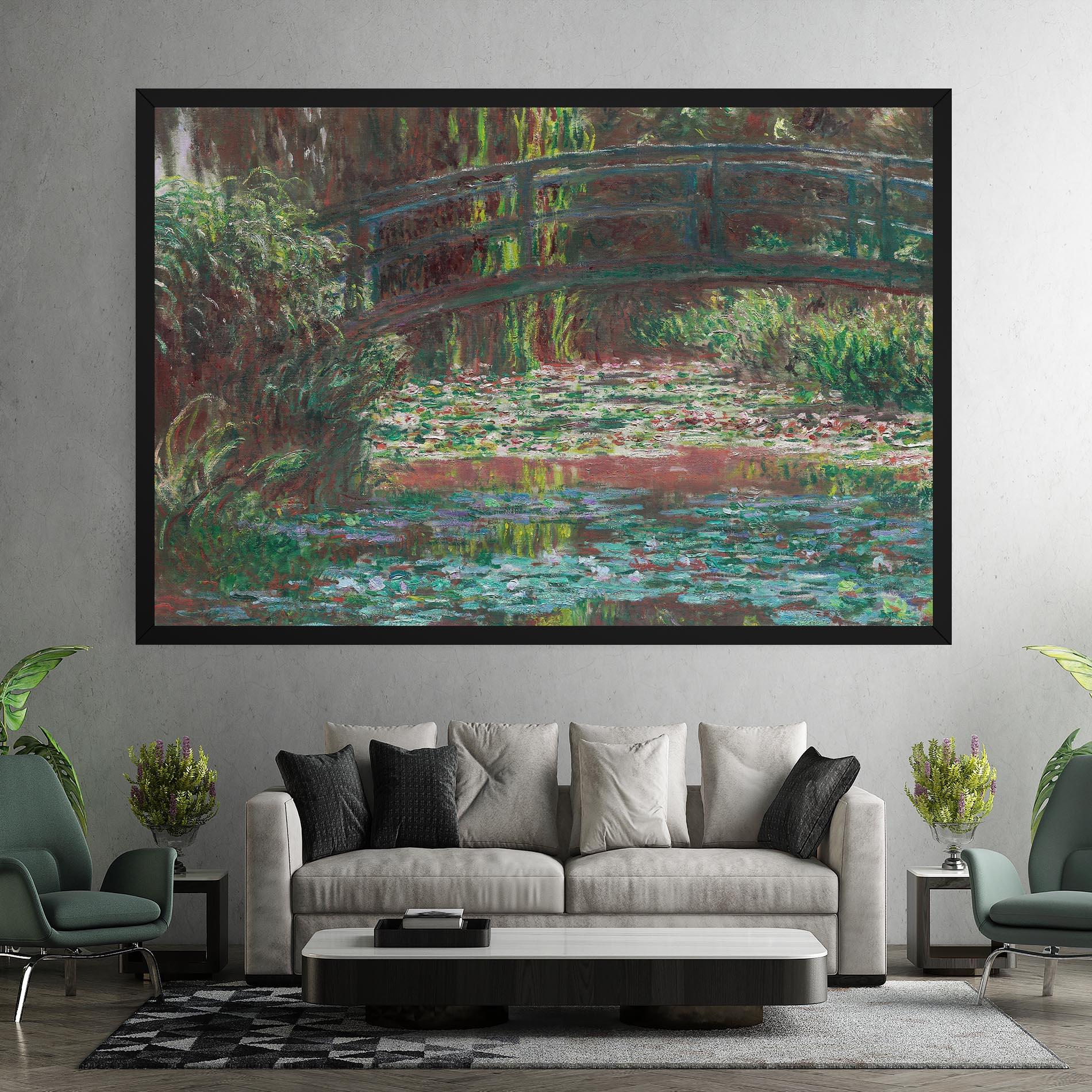 Vászonkép Water Lily Pond mockup 7
