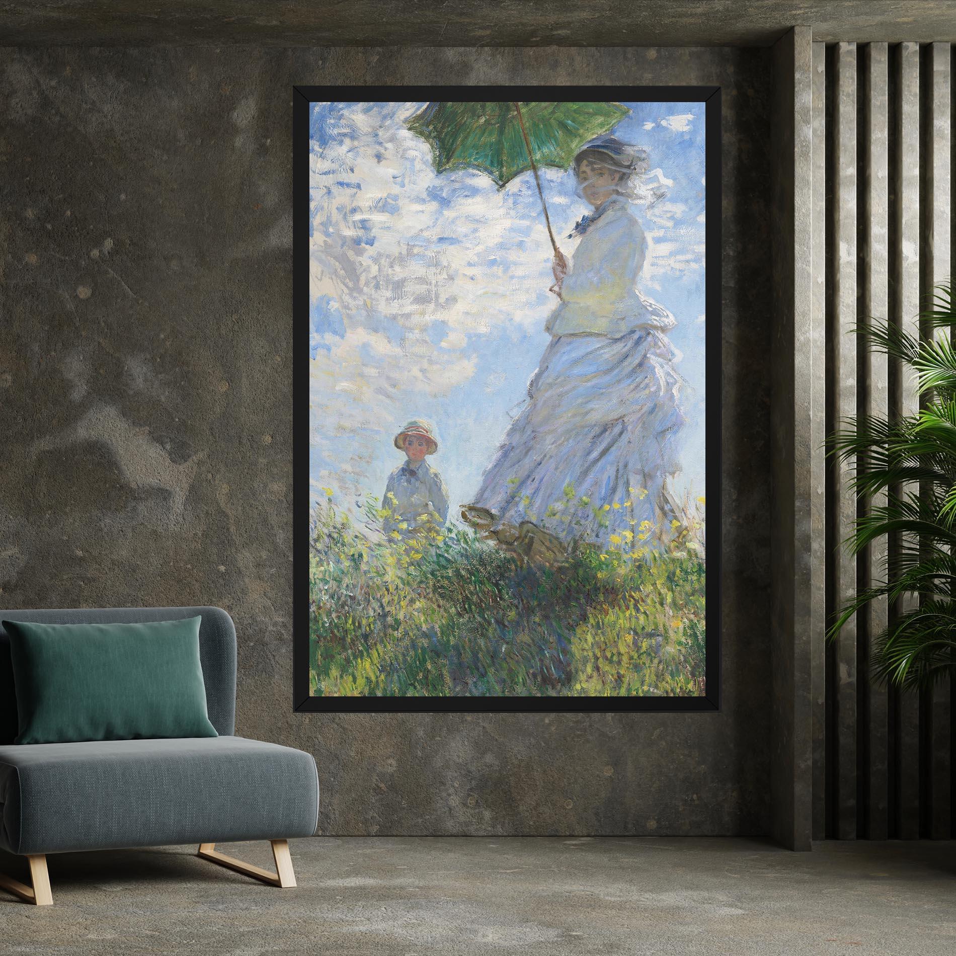 Vászonkép Parasol Painting mockup 7