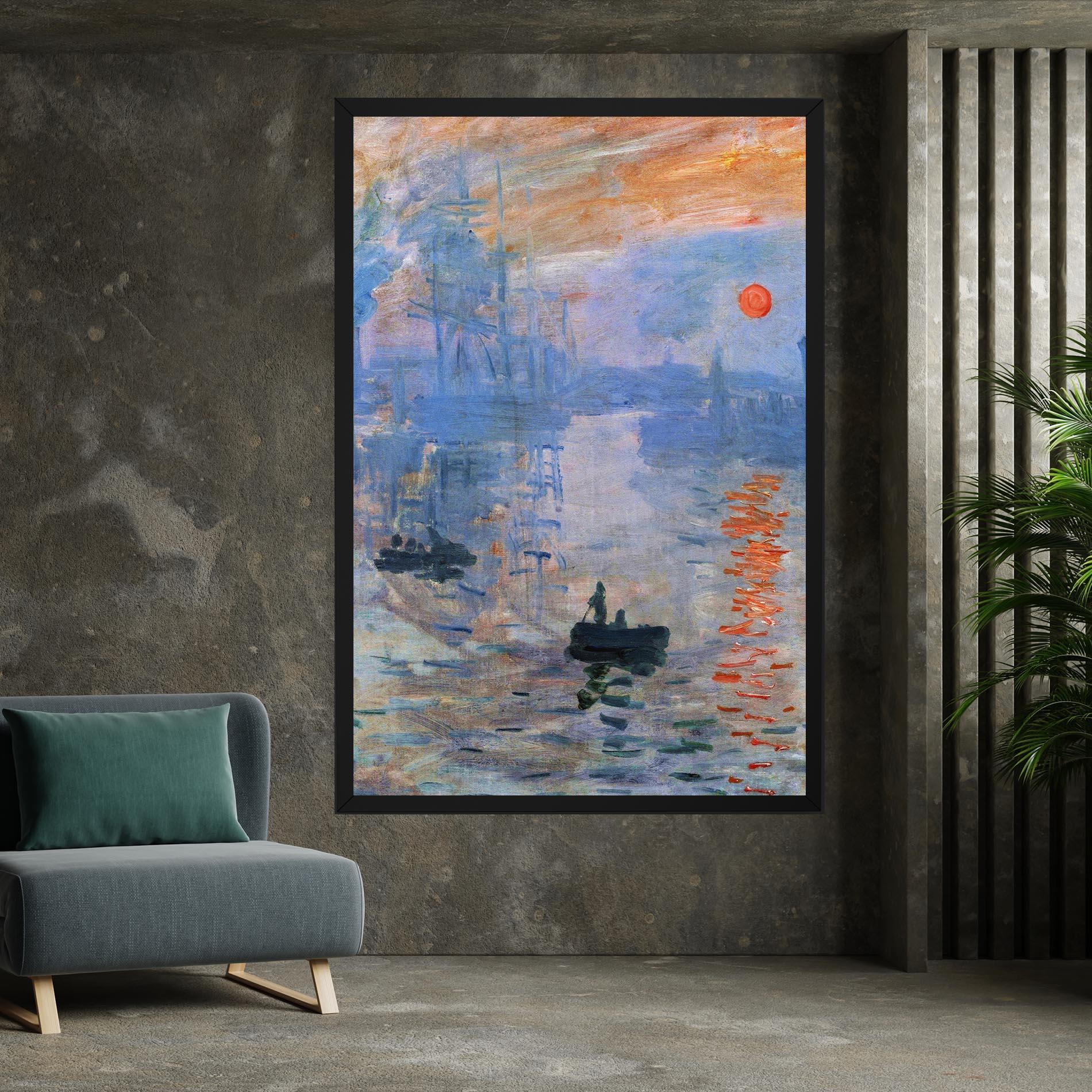 Vászonkép Sunrise Painting mockup 7