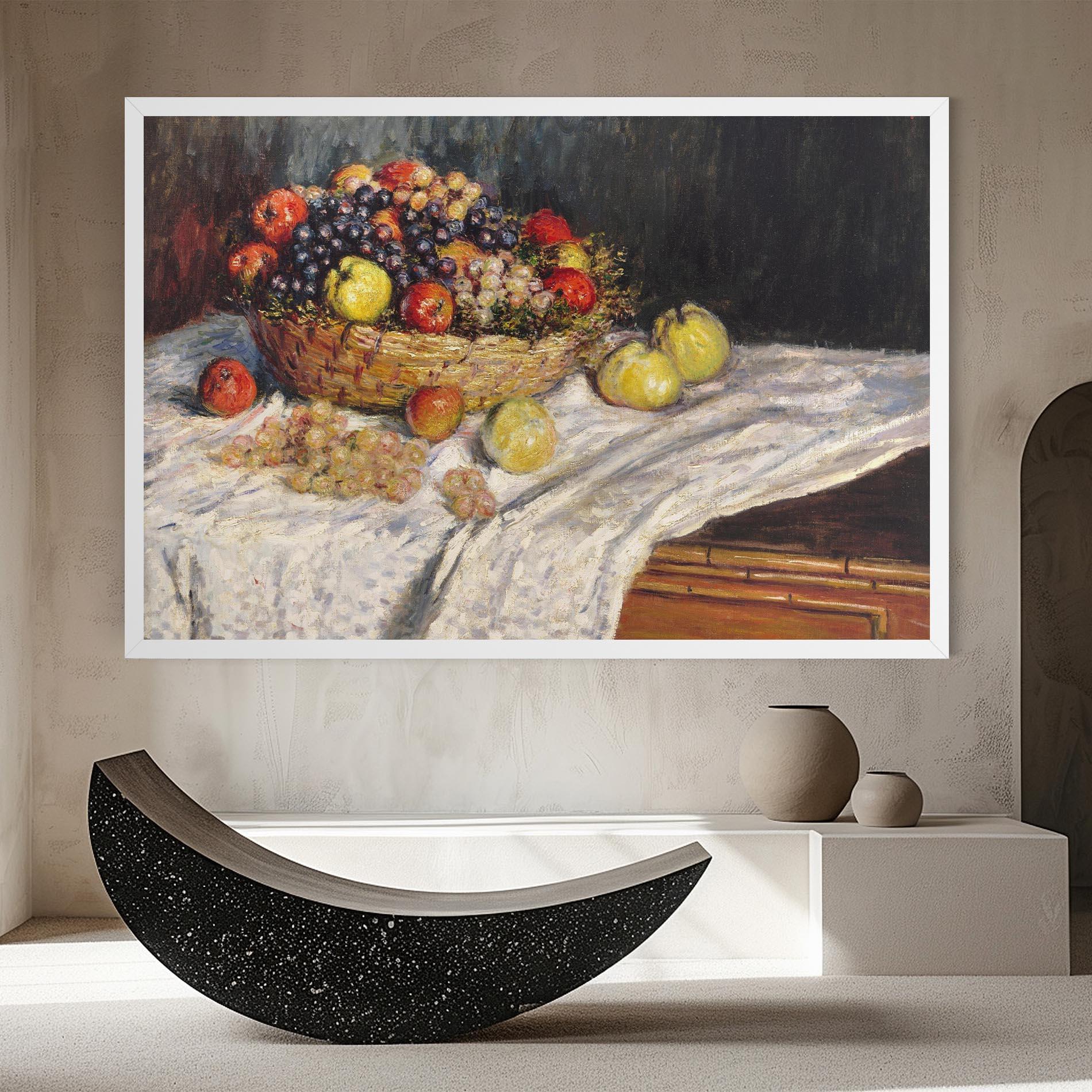 Vászonkép Apples And Grapes mockup 8