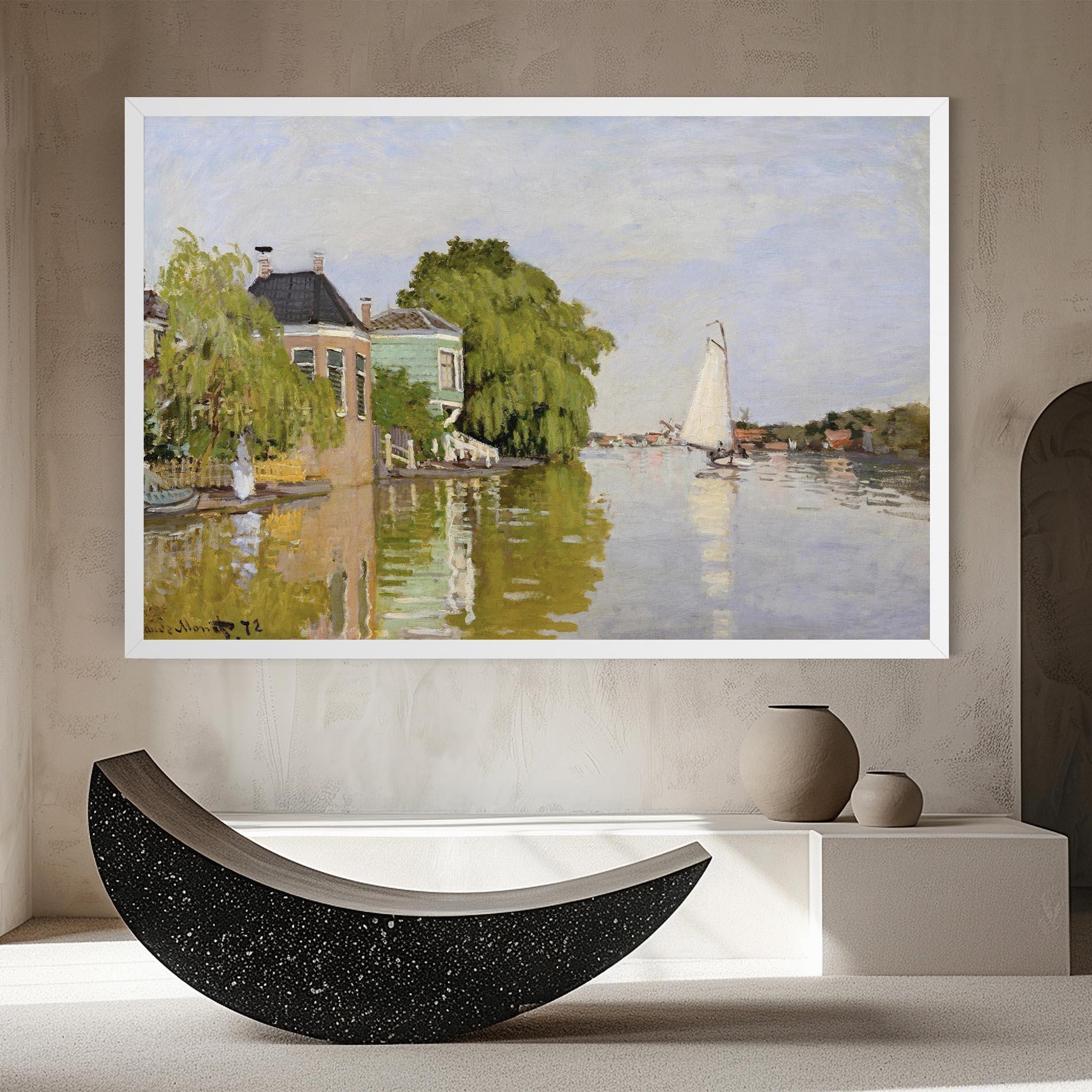 Vászonkép Houses On The Achterzaan mockup 8