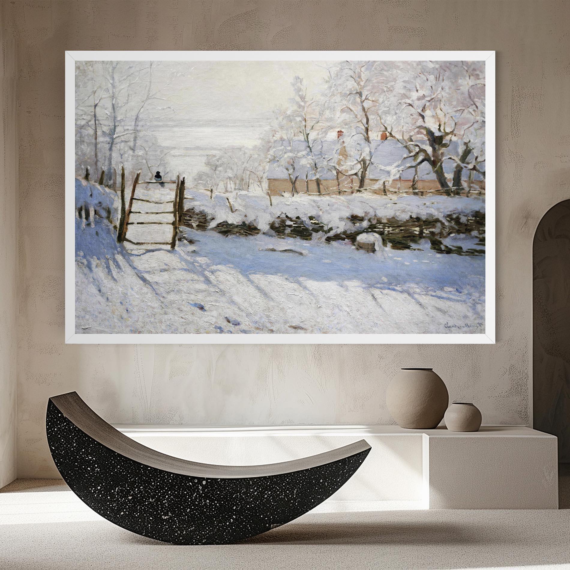 Vászonkép The Magpie mockup 8