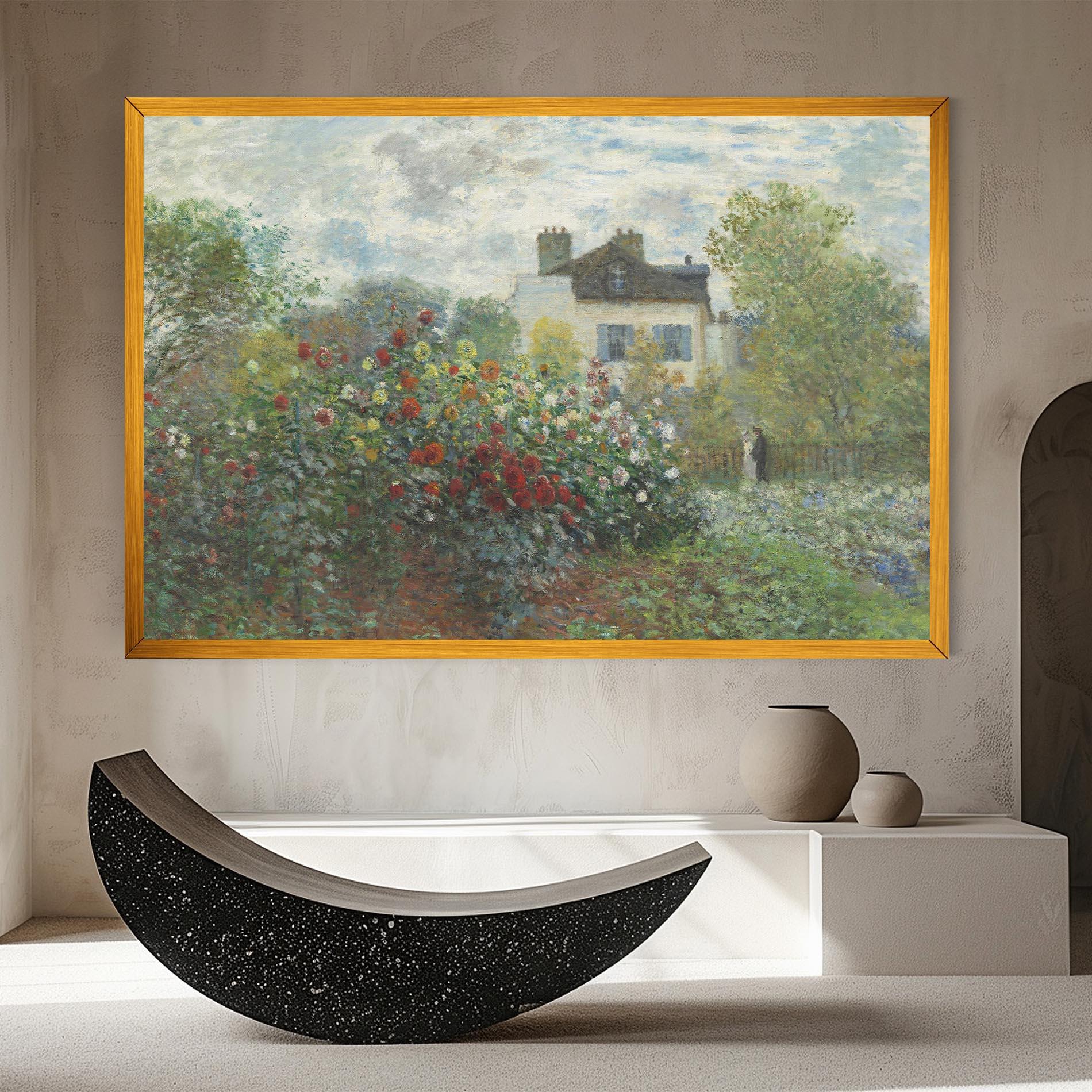 Vászonkép Garden In Argenteuilt mockup 8