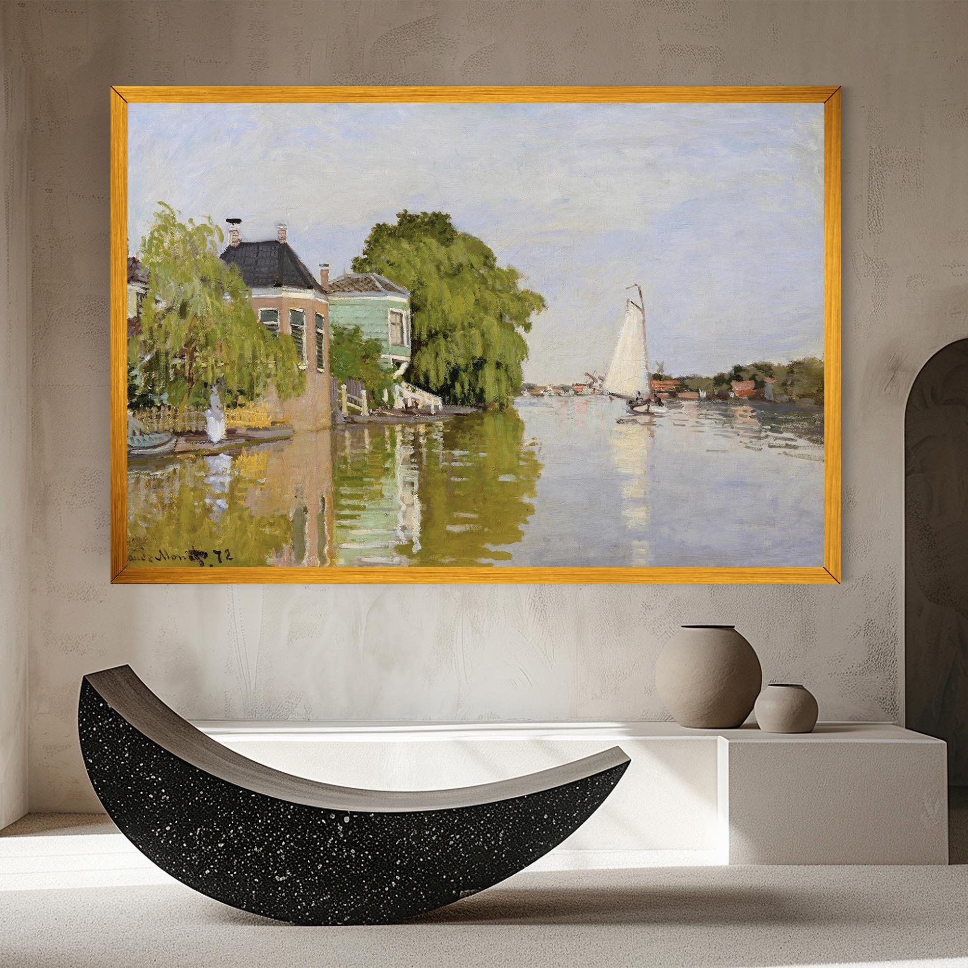 Vászonkép Houses On The Achterzaan mockup 8