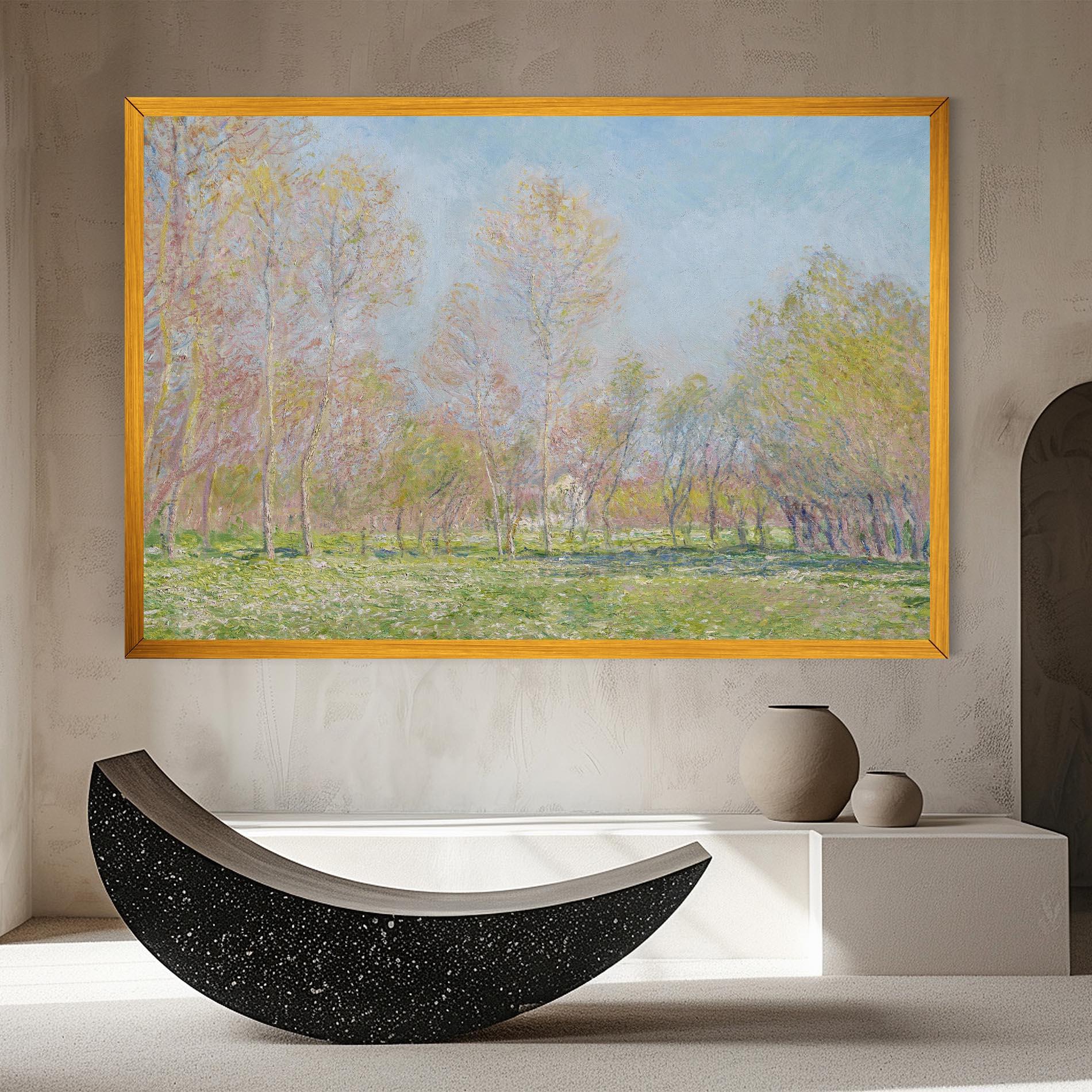 Vászonkép Spring In Giverny mockup 8