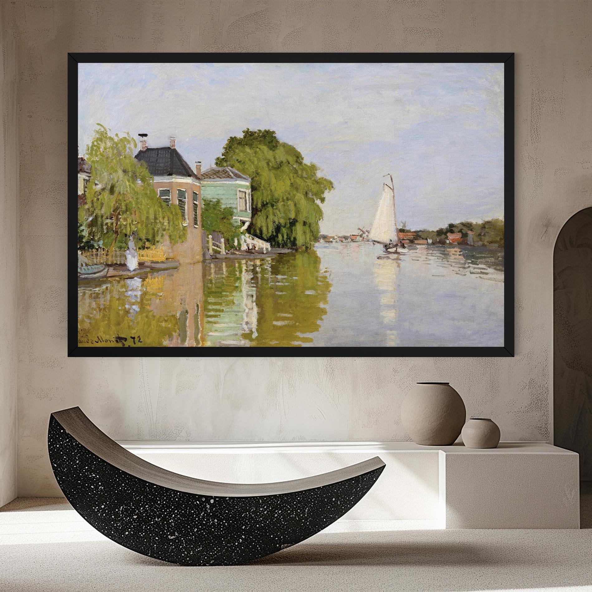 Vászonkép Houses On The Achterzaan mockup 8