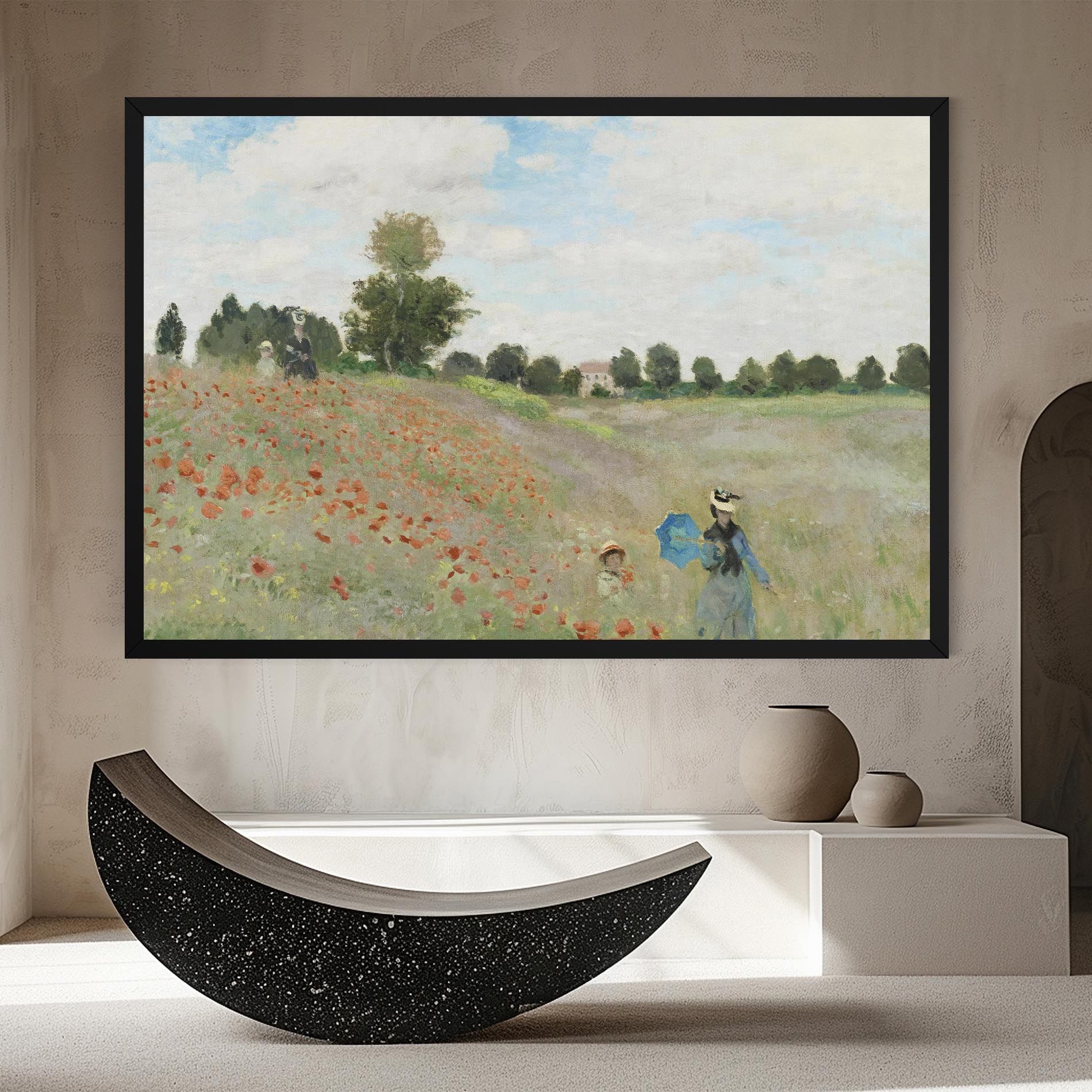 Poppy Field Near Argenteuil mockup 8