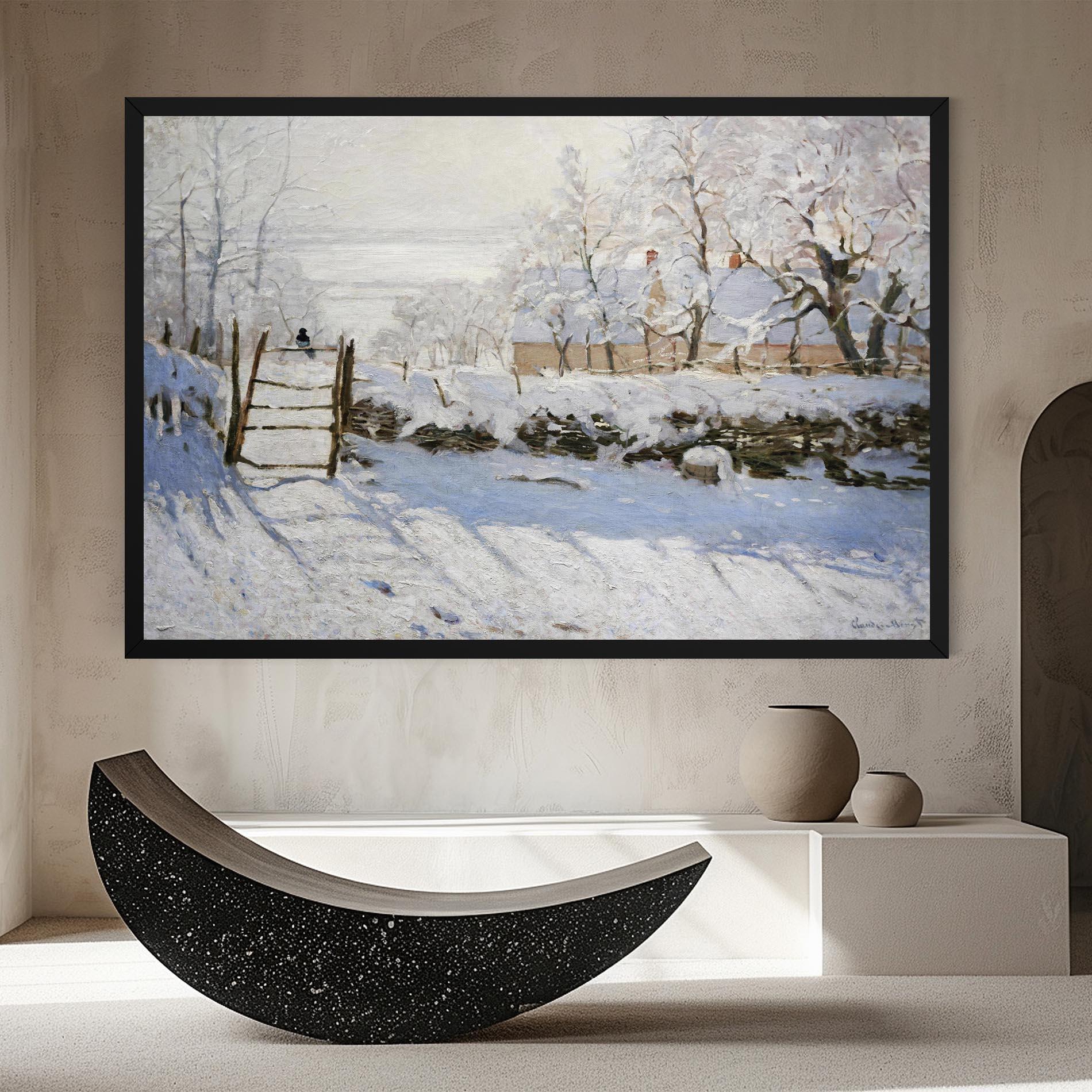 Vászonkép The Magpie mockup 8