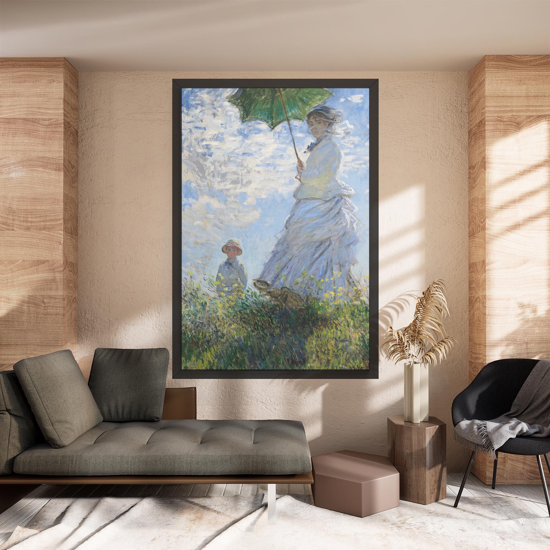 Vászonkép Parasol Painting mockup 8