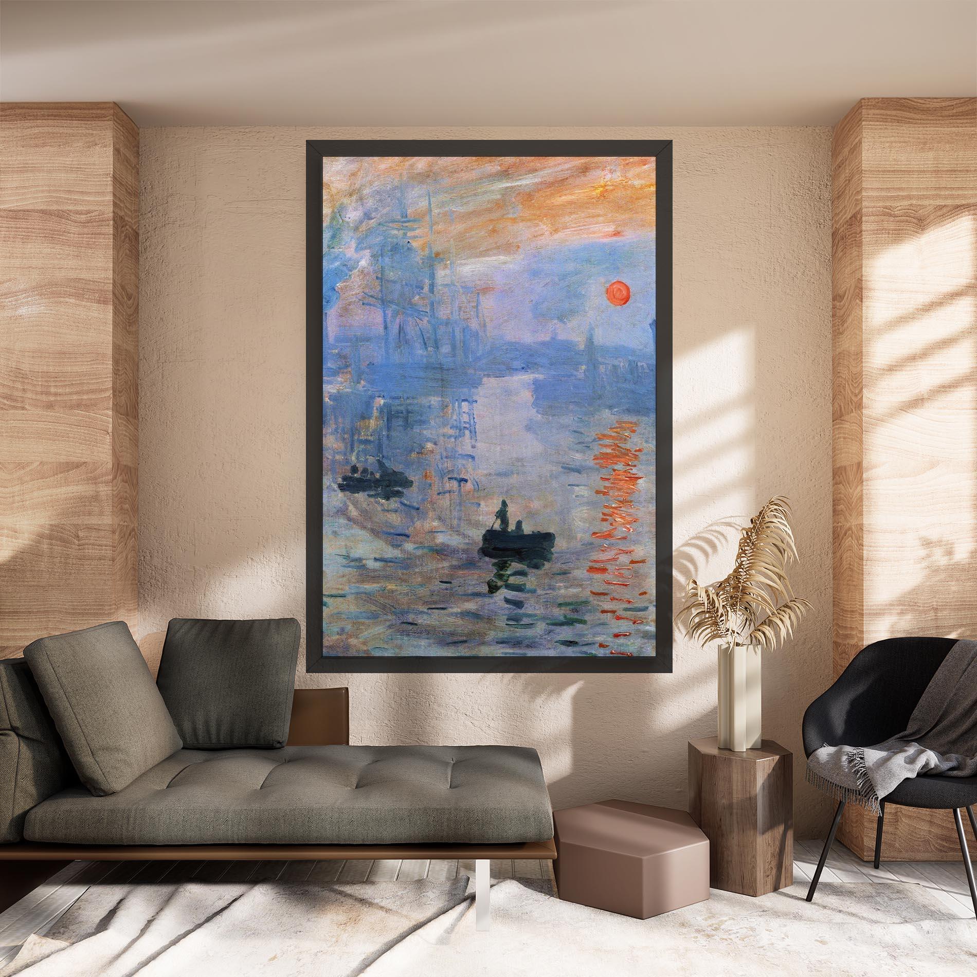 Vászonkép Sunrise Painting mockup 8