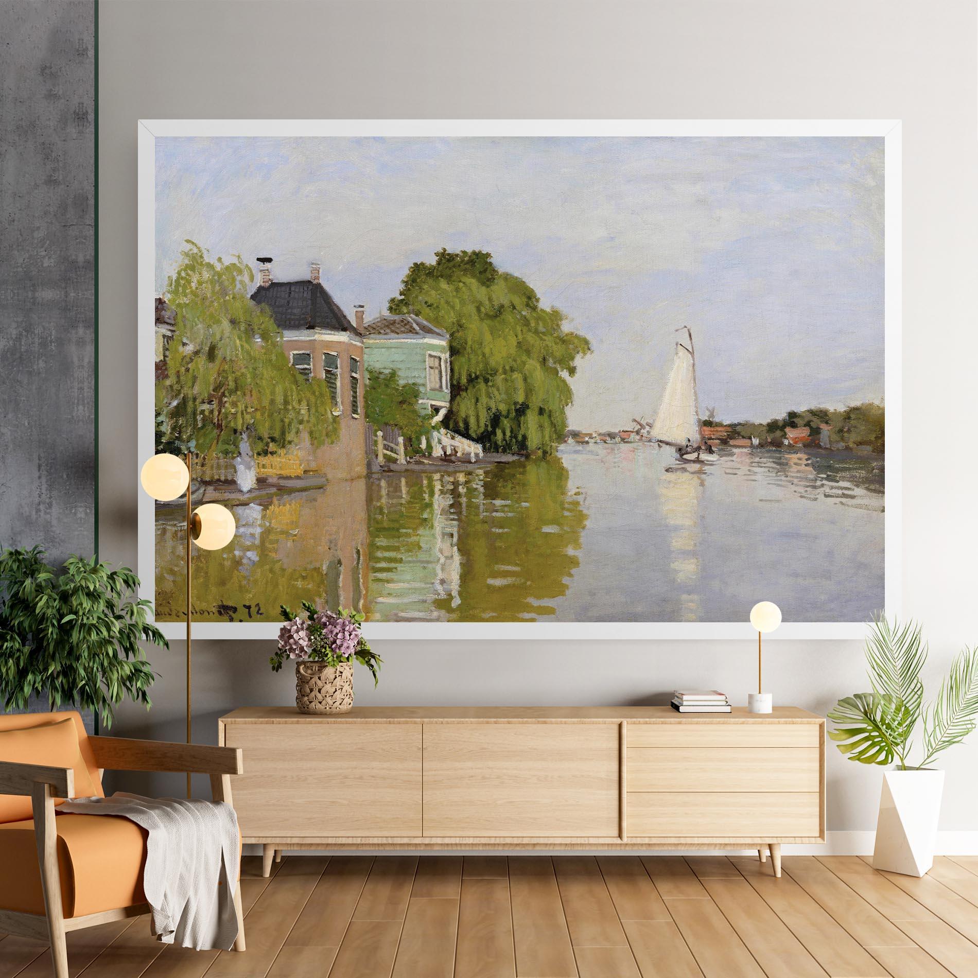 Vászonkép Houses On The Achterzaan mockup 9