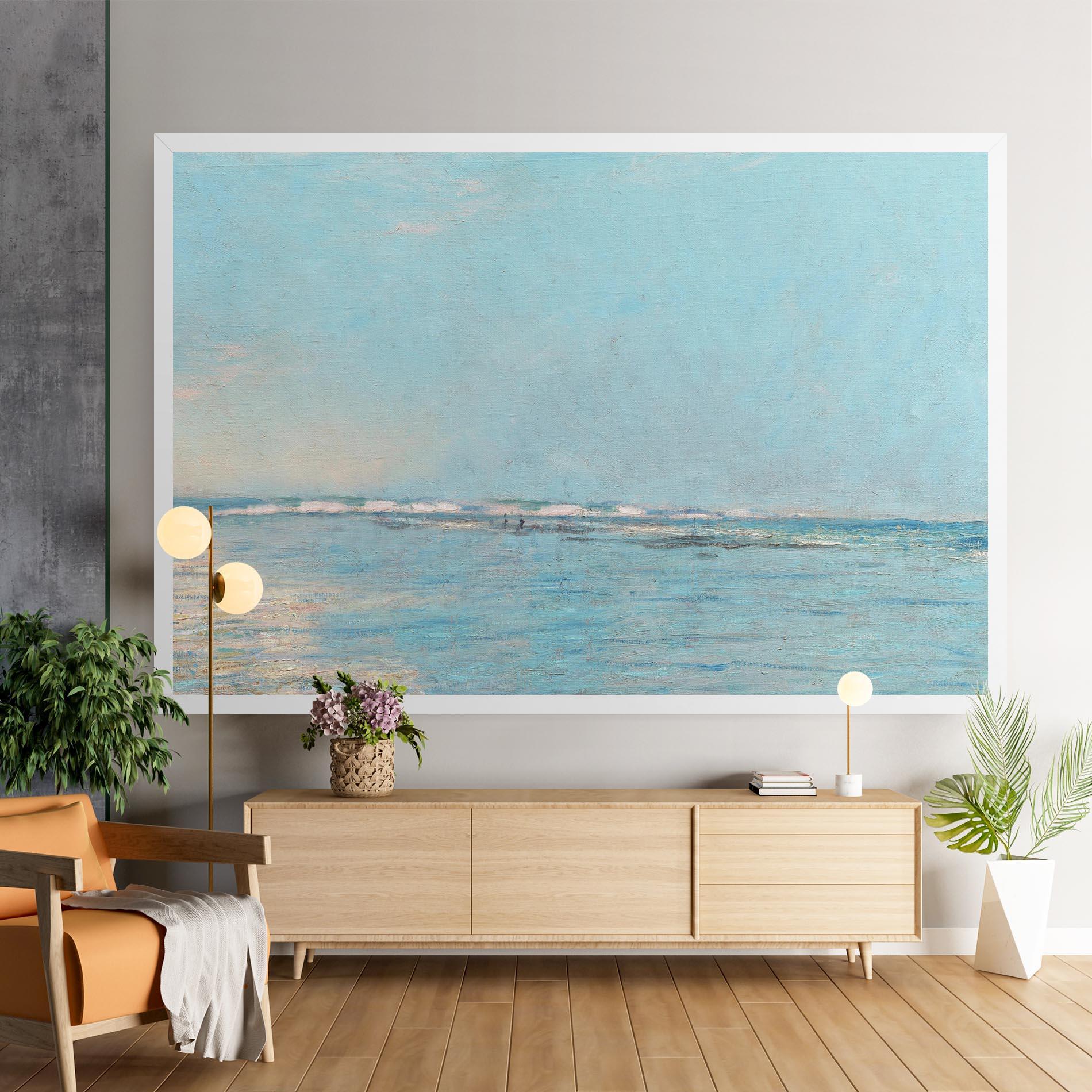 Vászonkép Monet's Beach mockup 9