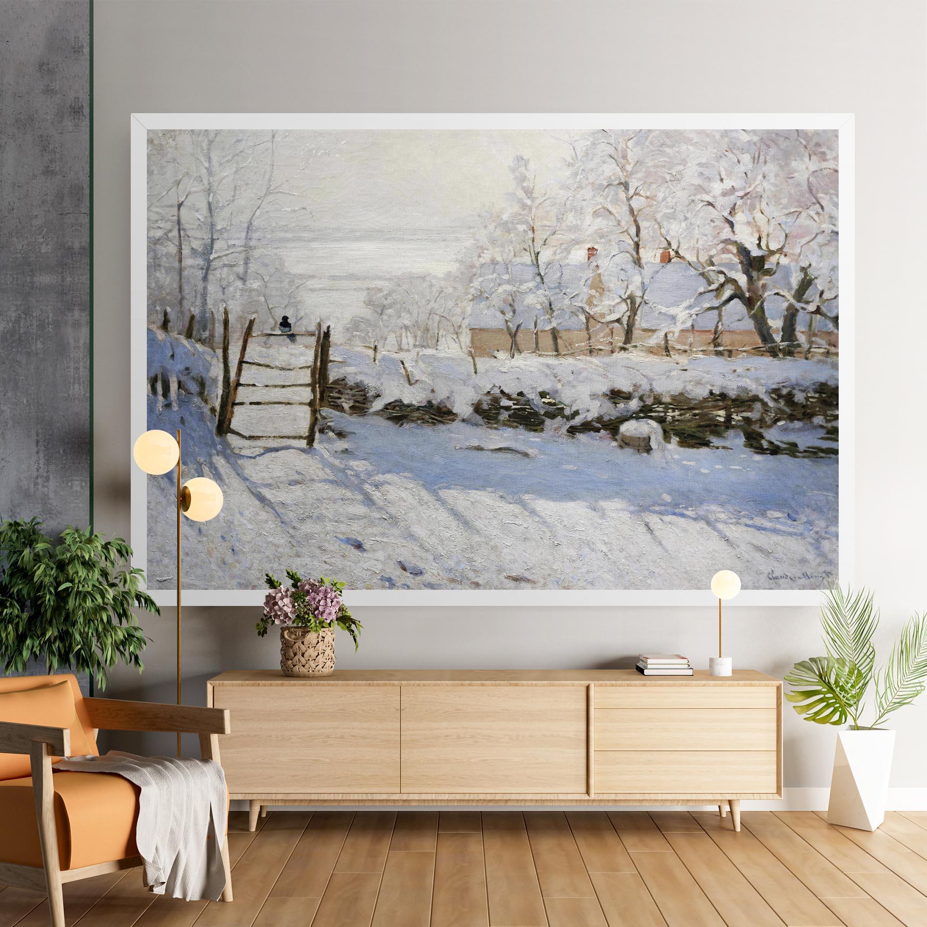 Vászonkép The Magpie mockup 9