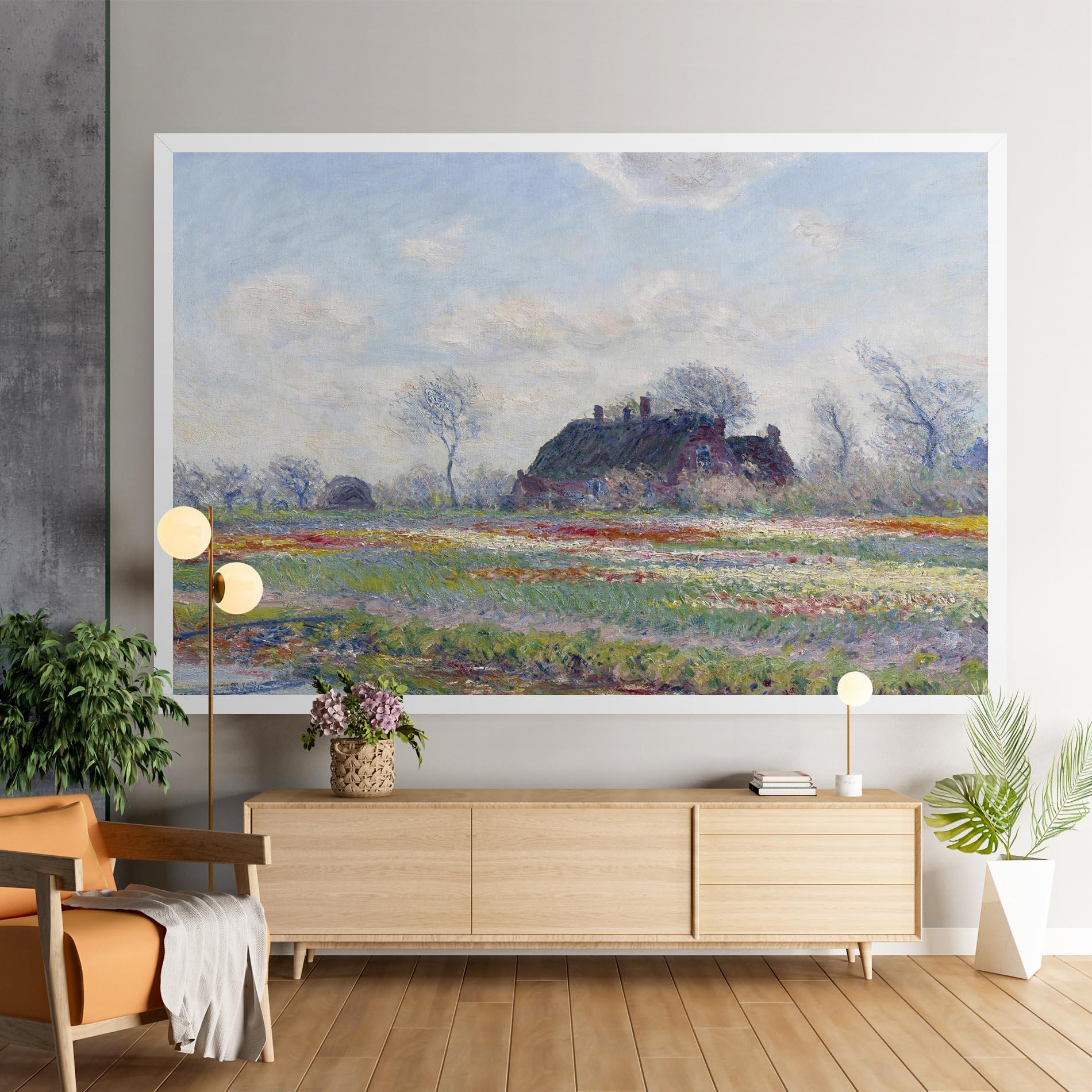 Vászonkép Tulip Fields At Sassenheim mockup 9