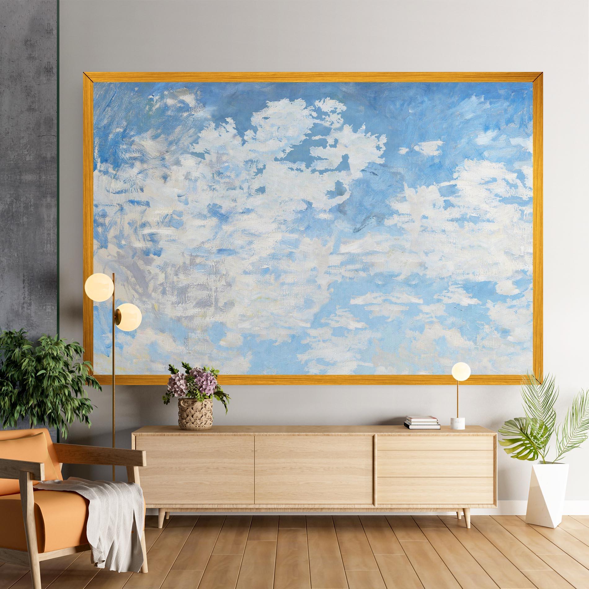 Vászonkép Clouds Monet mockup 9