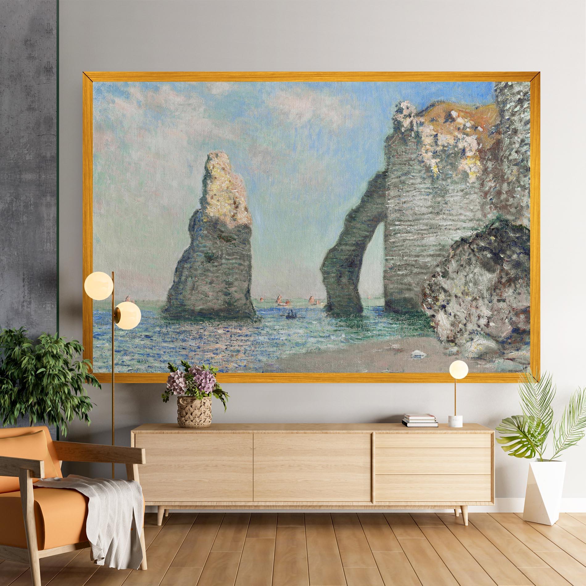 Vászonkép The Cliffs At Etretat mockup 9