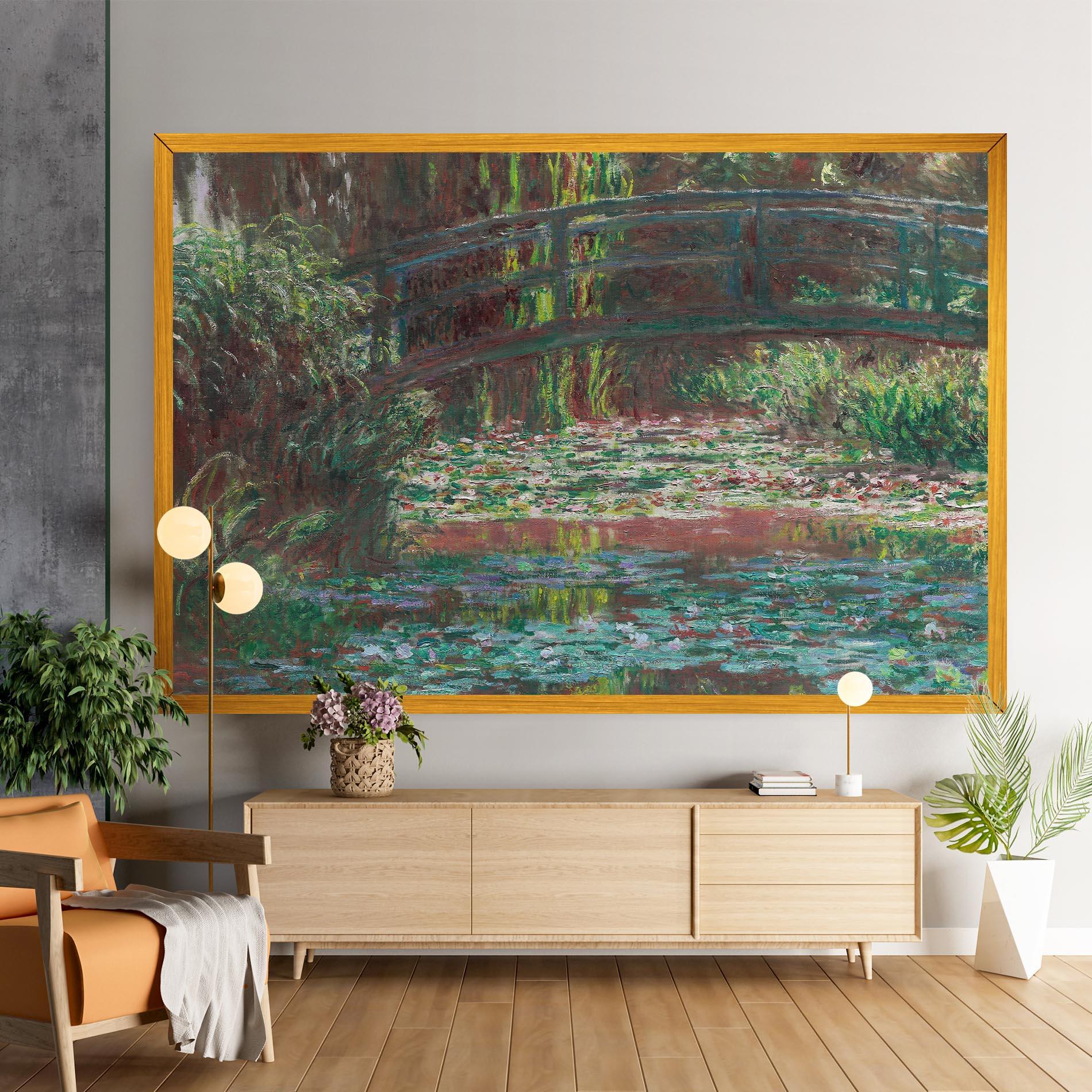 Vászonkép Water Lily Pond mockup 9