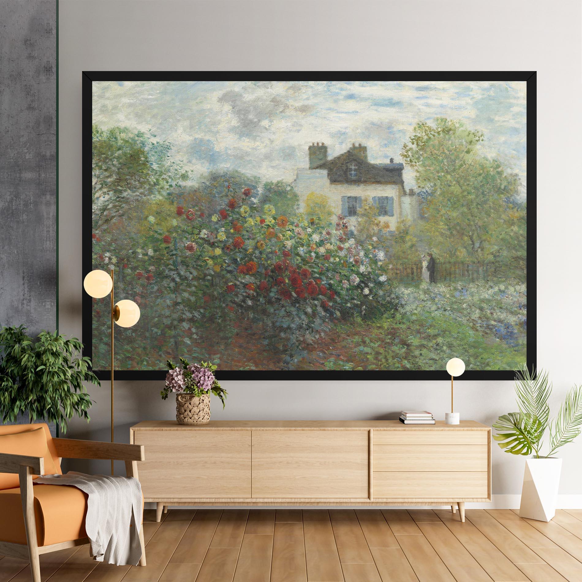 Vászonkép Garden In Argenteuilt mockup 9