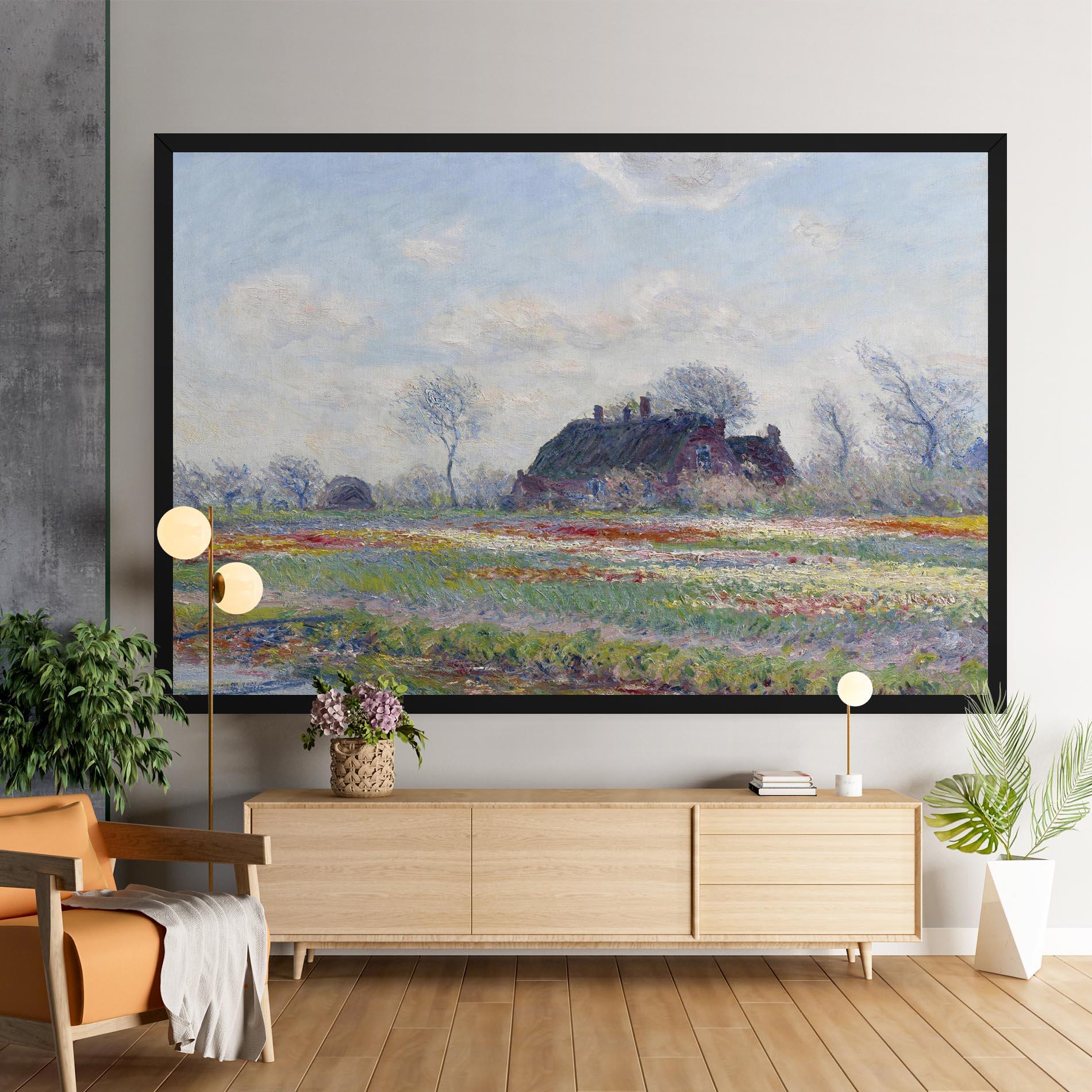 Vászonkép Tulip Fields At Sassenheim mockup 9