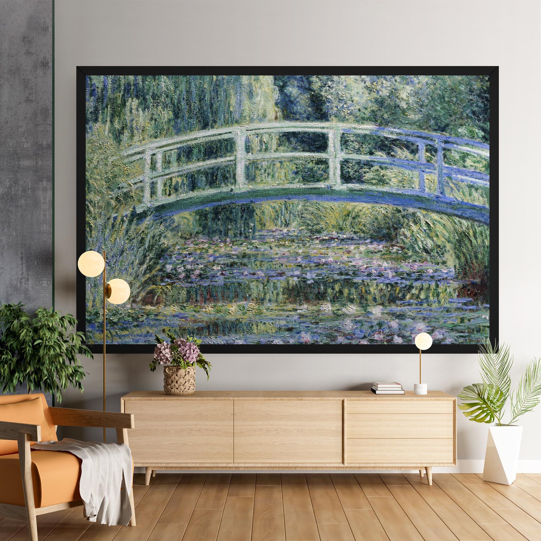 Vászonkép Water Lilies mockup 9