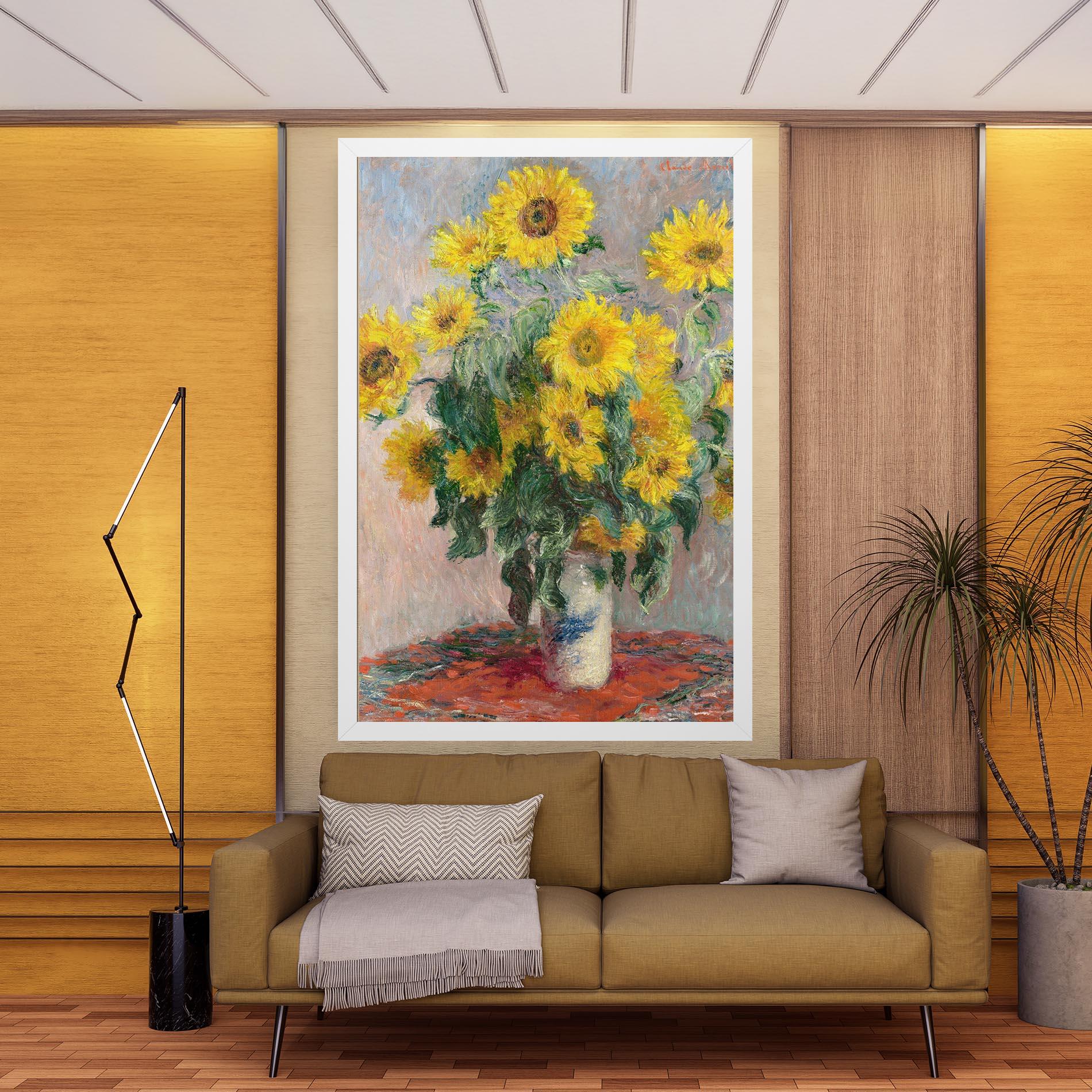 Vászonkép Bouquet Of Sunflowers 1881 mockup 9
