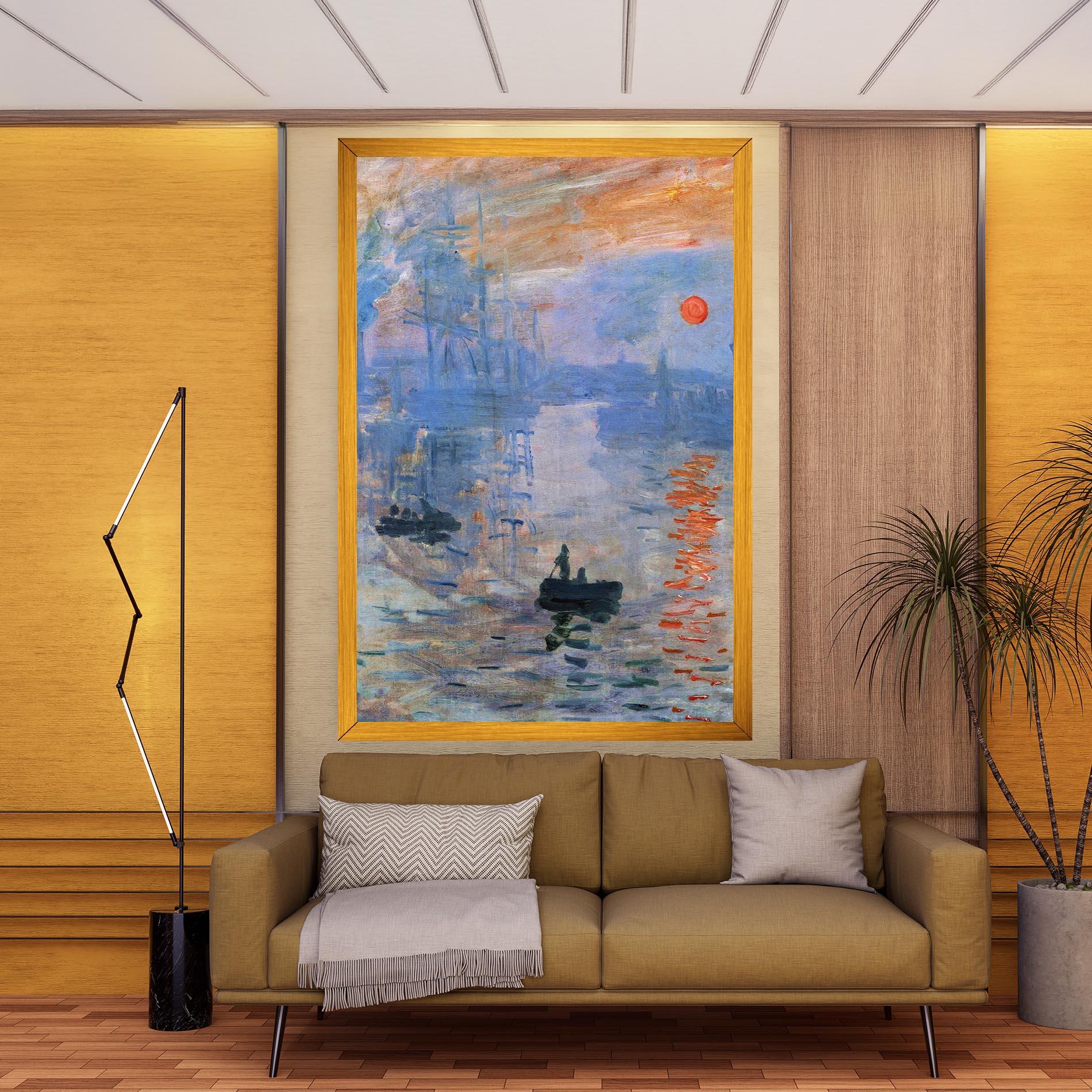 Vászonkép Sunrise Painting mockup 9