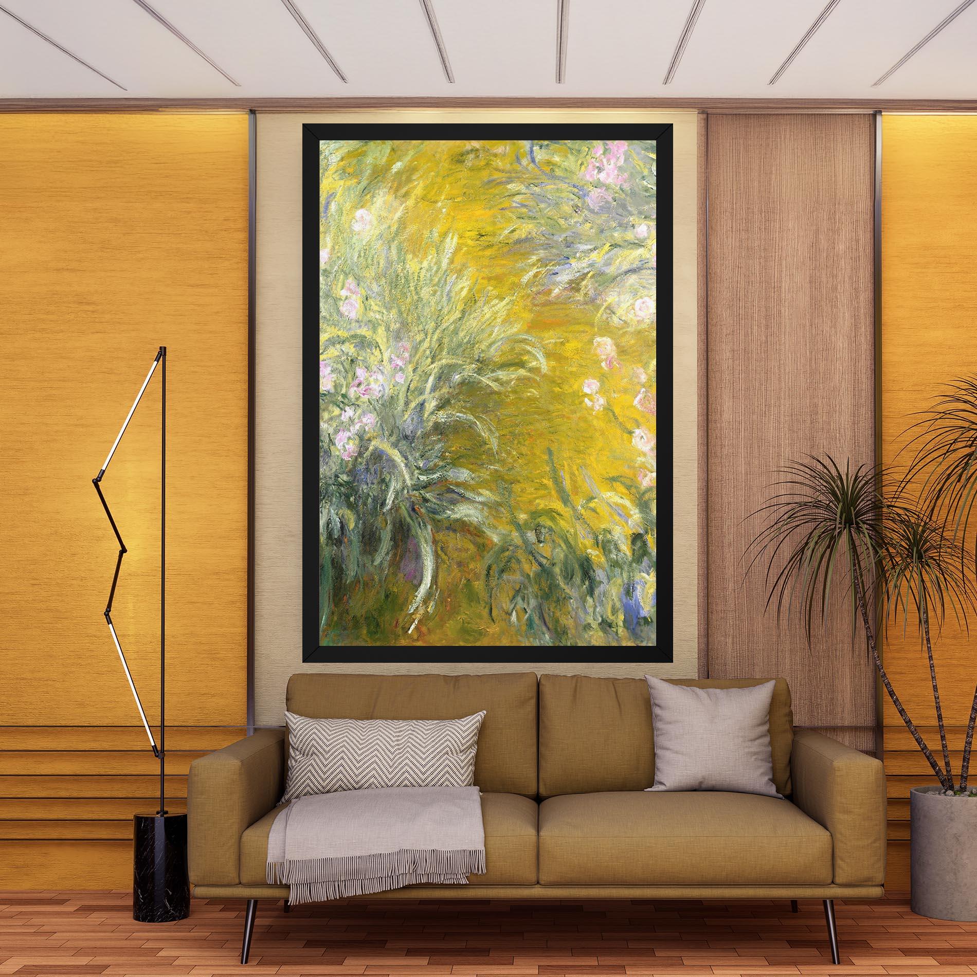 Vászonkép Path Through The Irises mockup 9