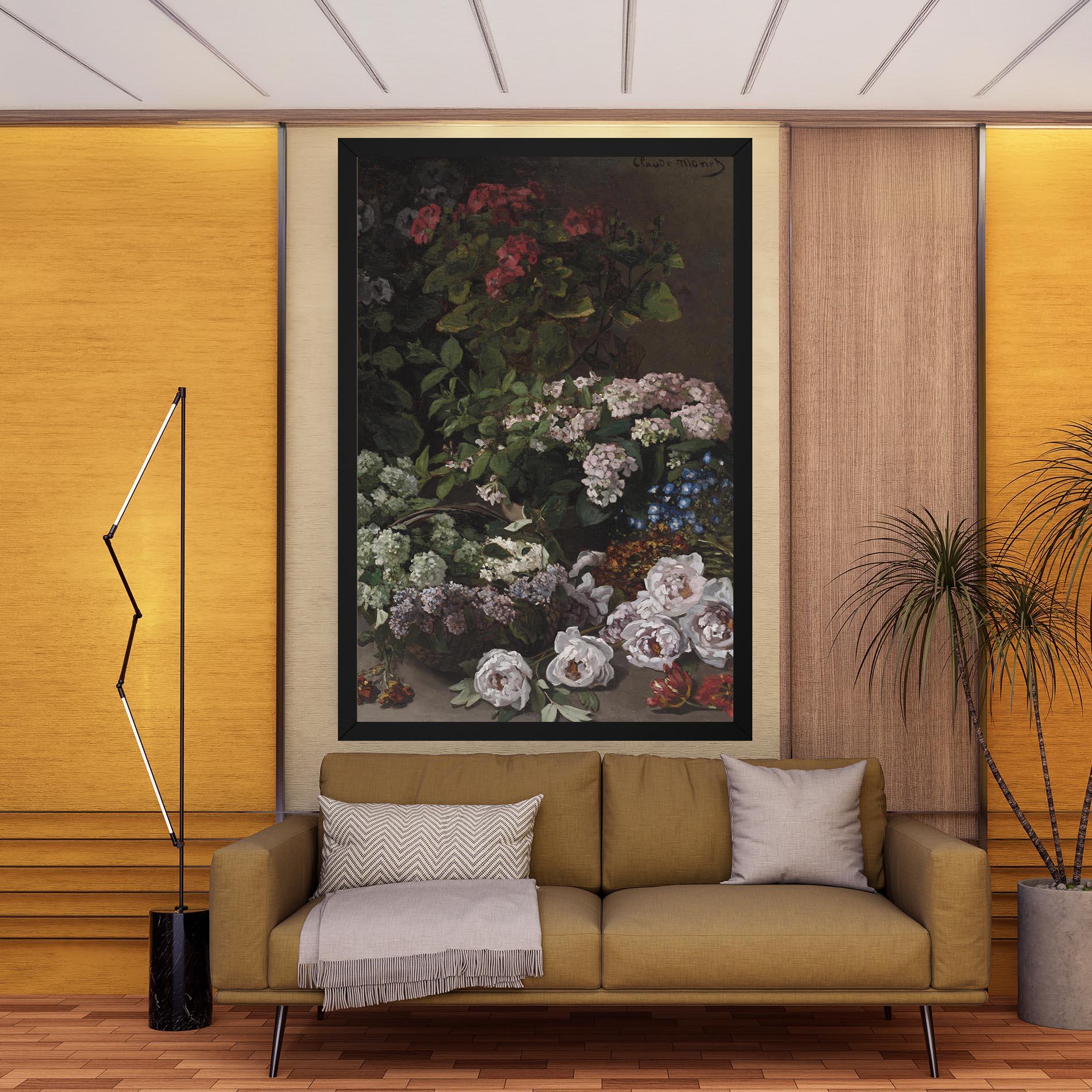 Vászonkép Spring Flowers Monet mockup 9