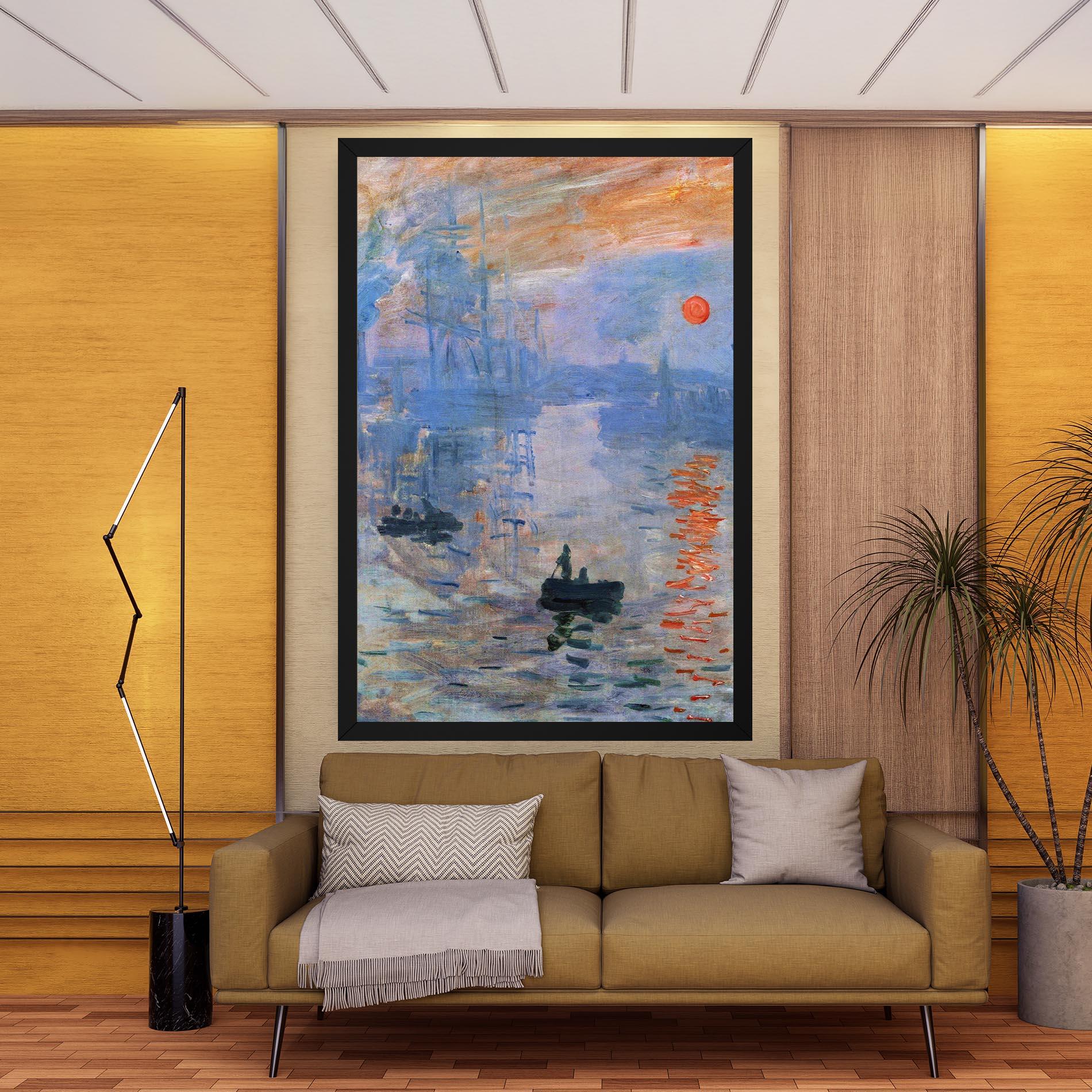 Vászonkép Sunrise Painting mockup 9