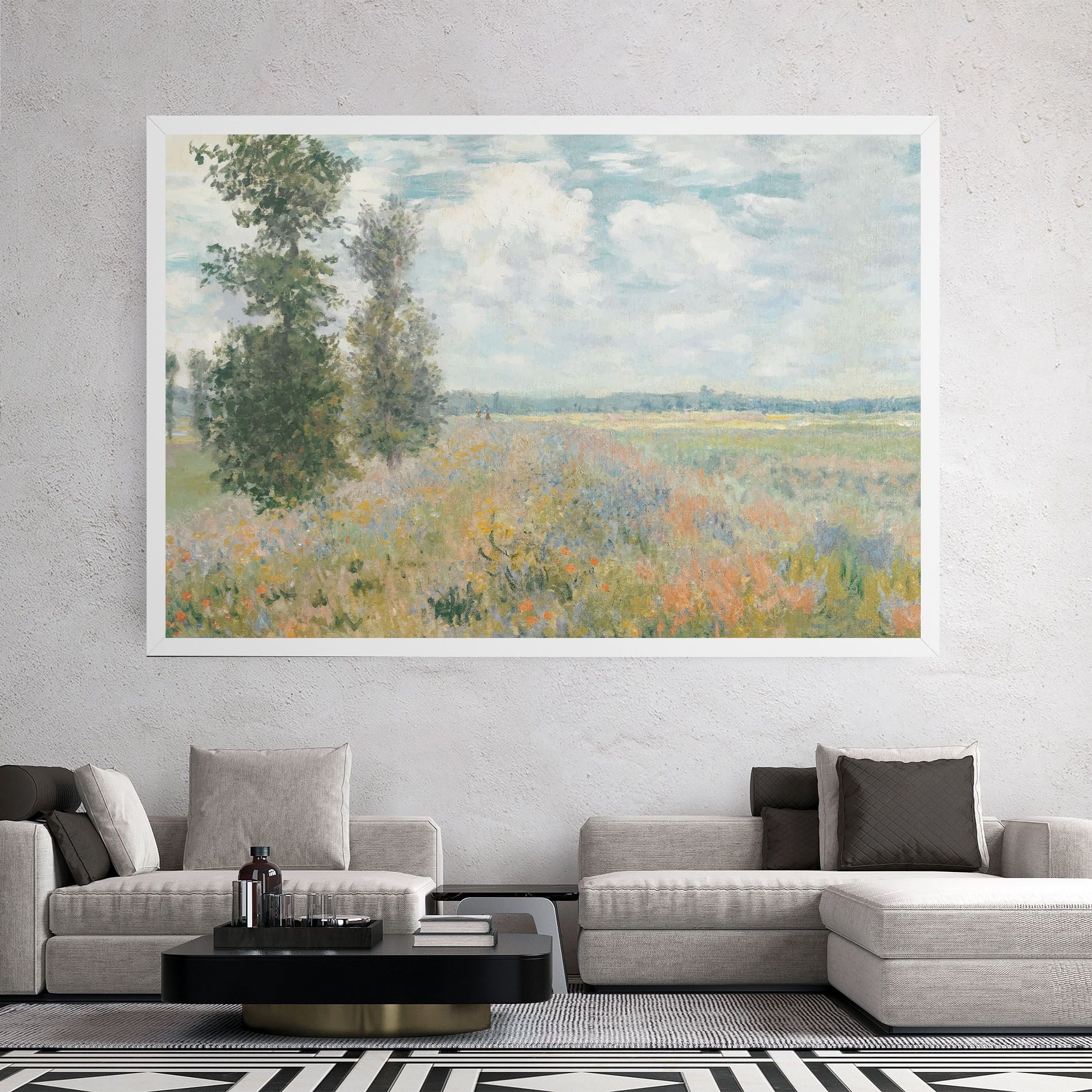 Monet's Landscape Background mockup 2