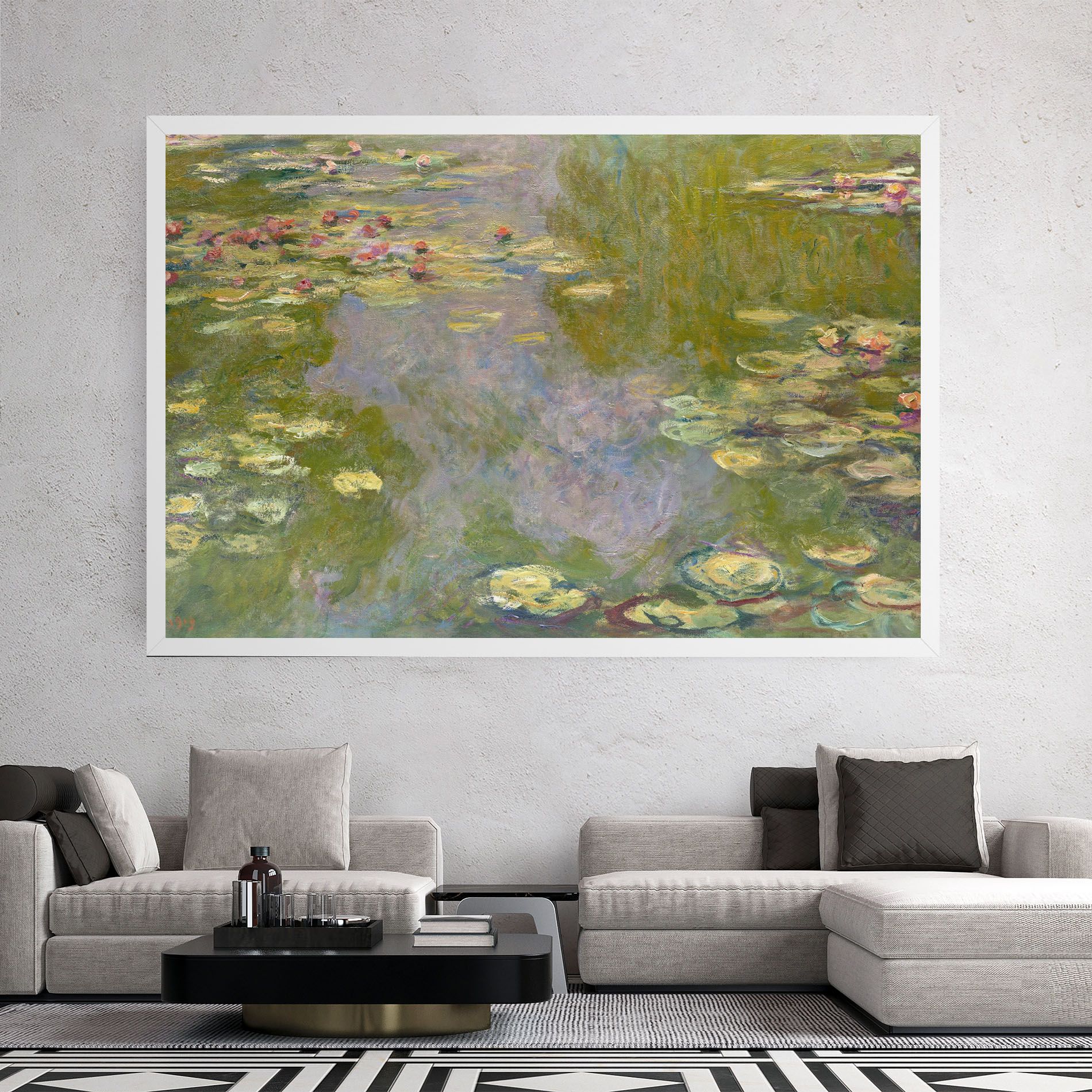 Water Lilies Monet mockup 2