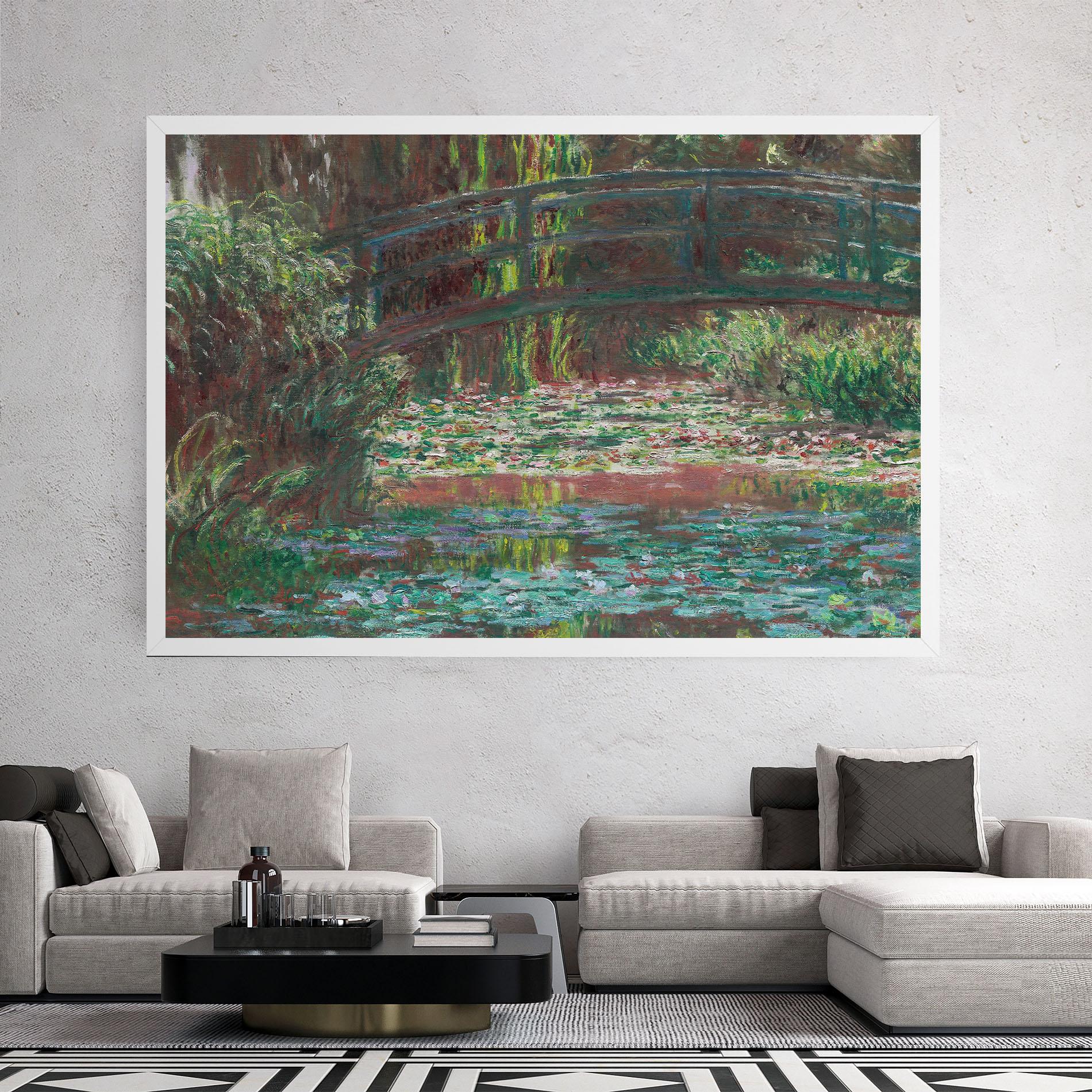 Vászonkép Water Lily Pond mockup 2