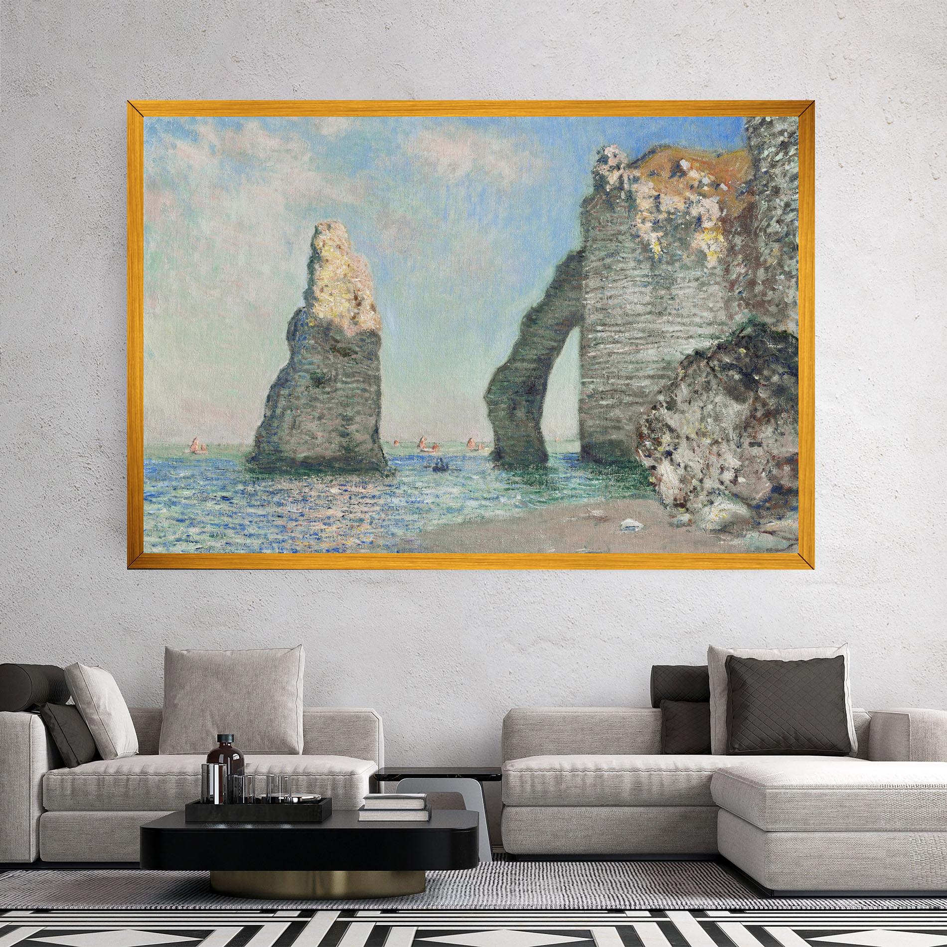 Vászonkép The Cliffs At Etretat mockup 2
