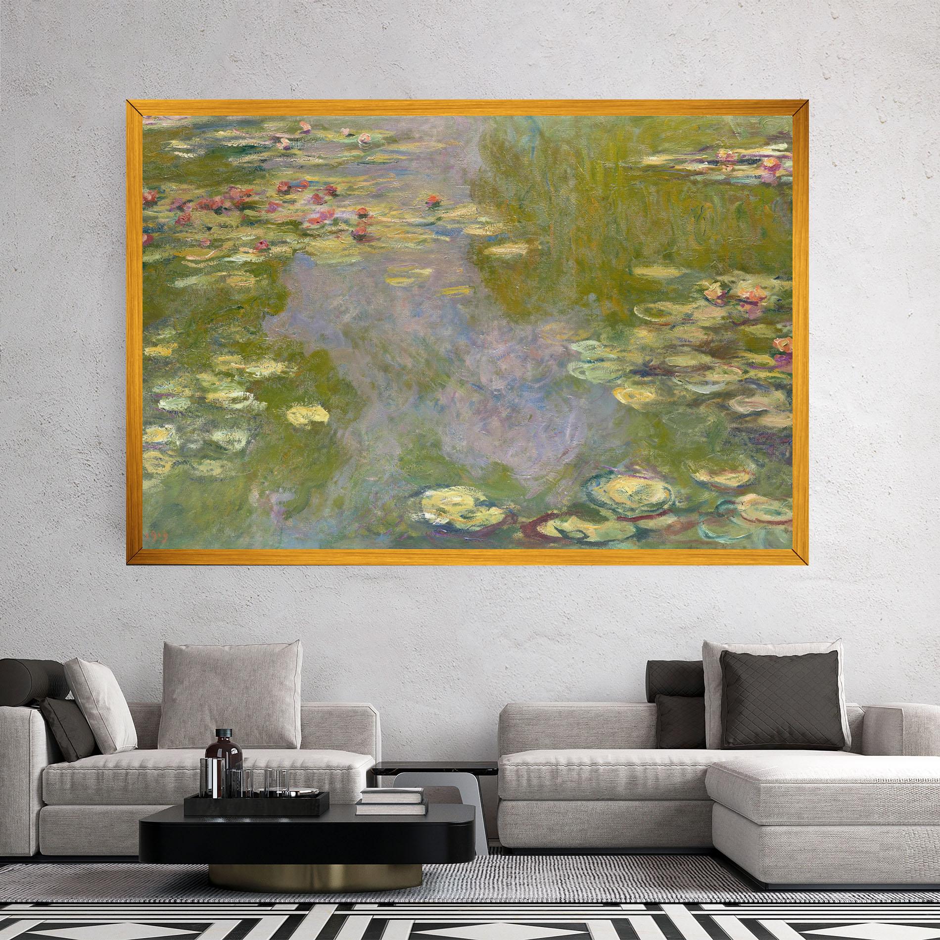 Vászonkép Water Lilies Monet mockup 2