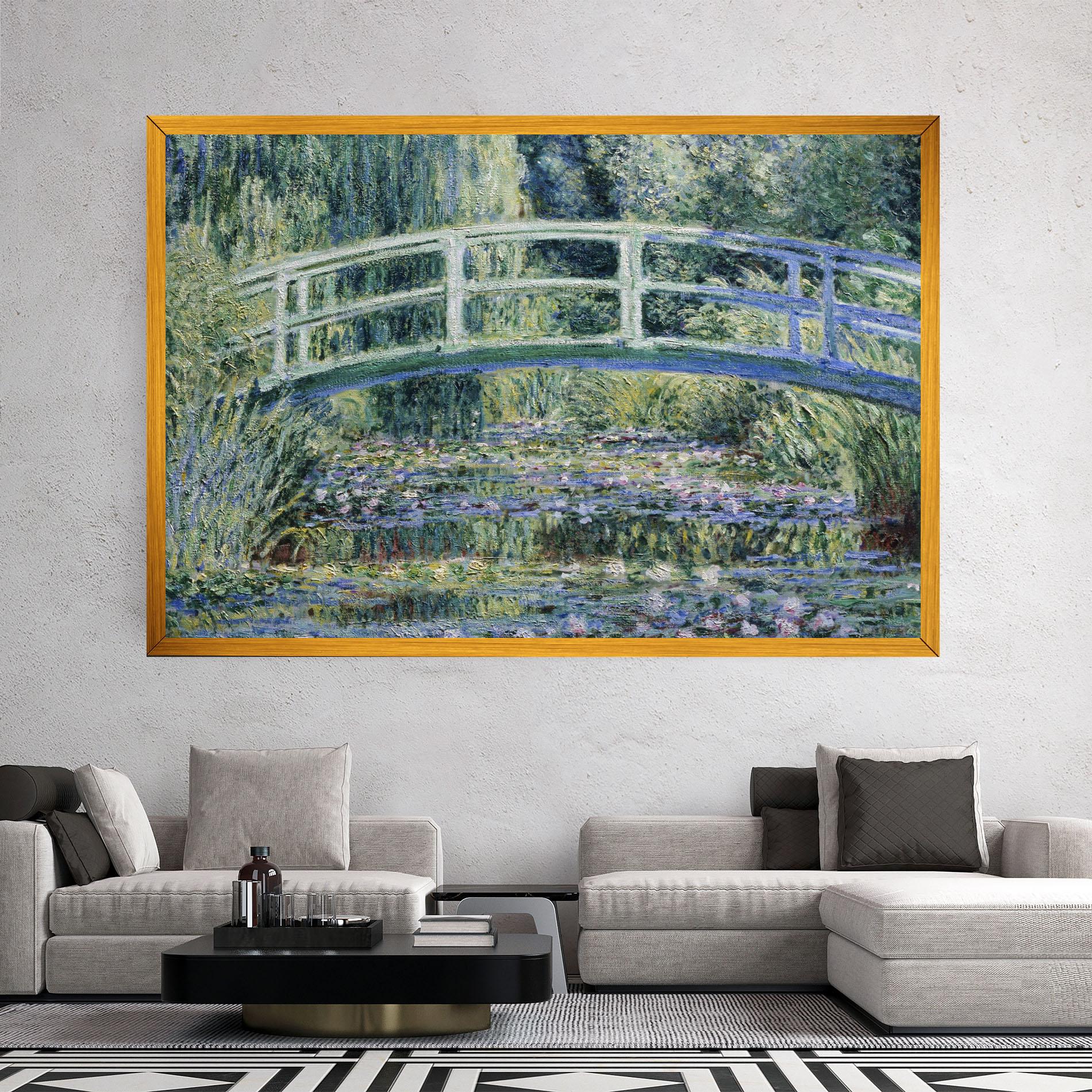 Vászonkép Water Lilies mockup 2