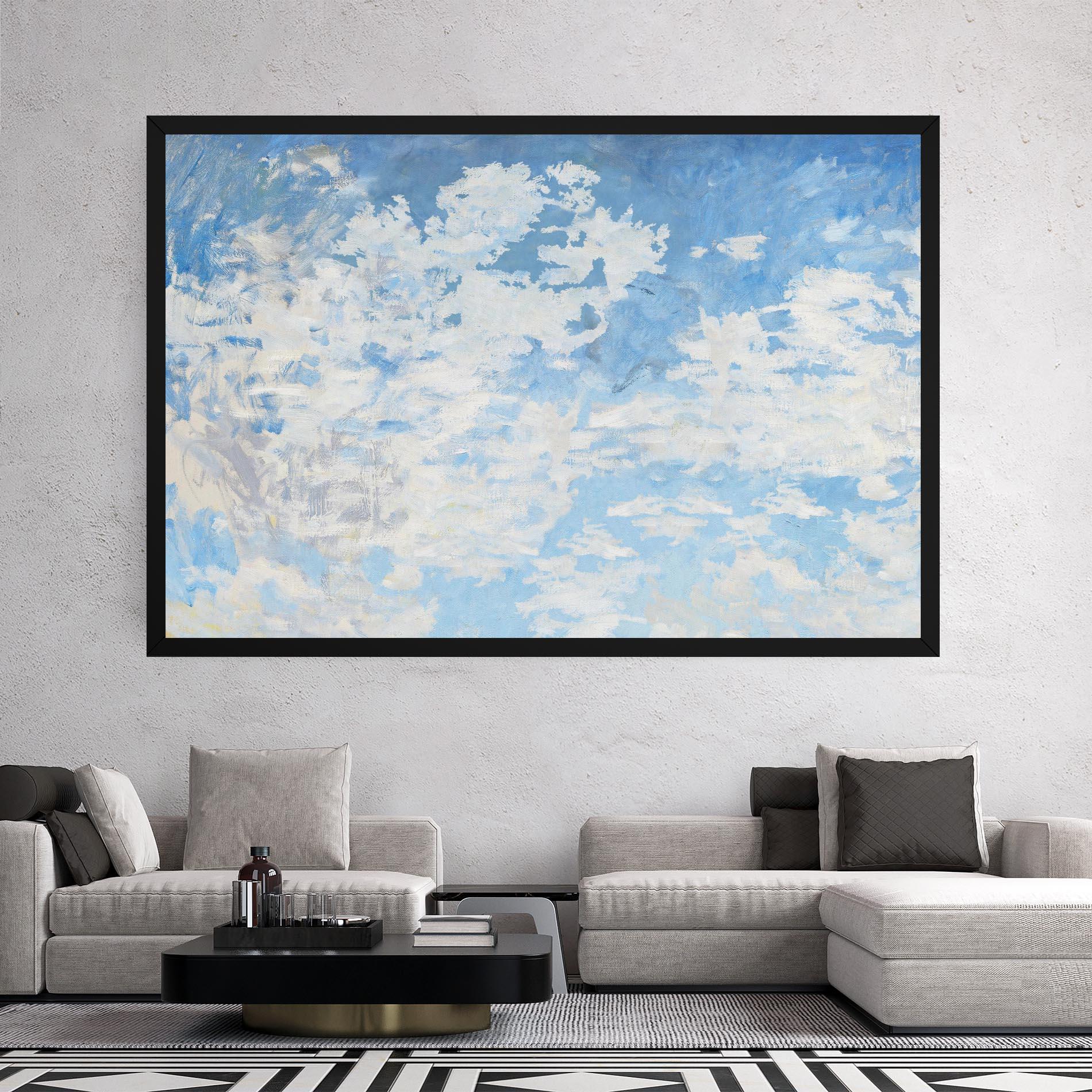 Vászonkép Clouds Monet mockup 2