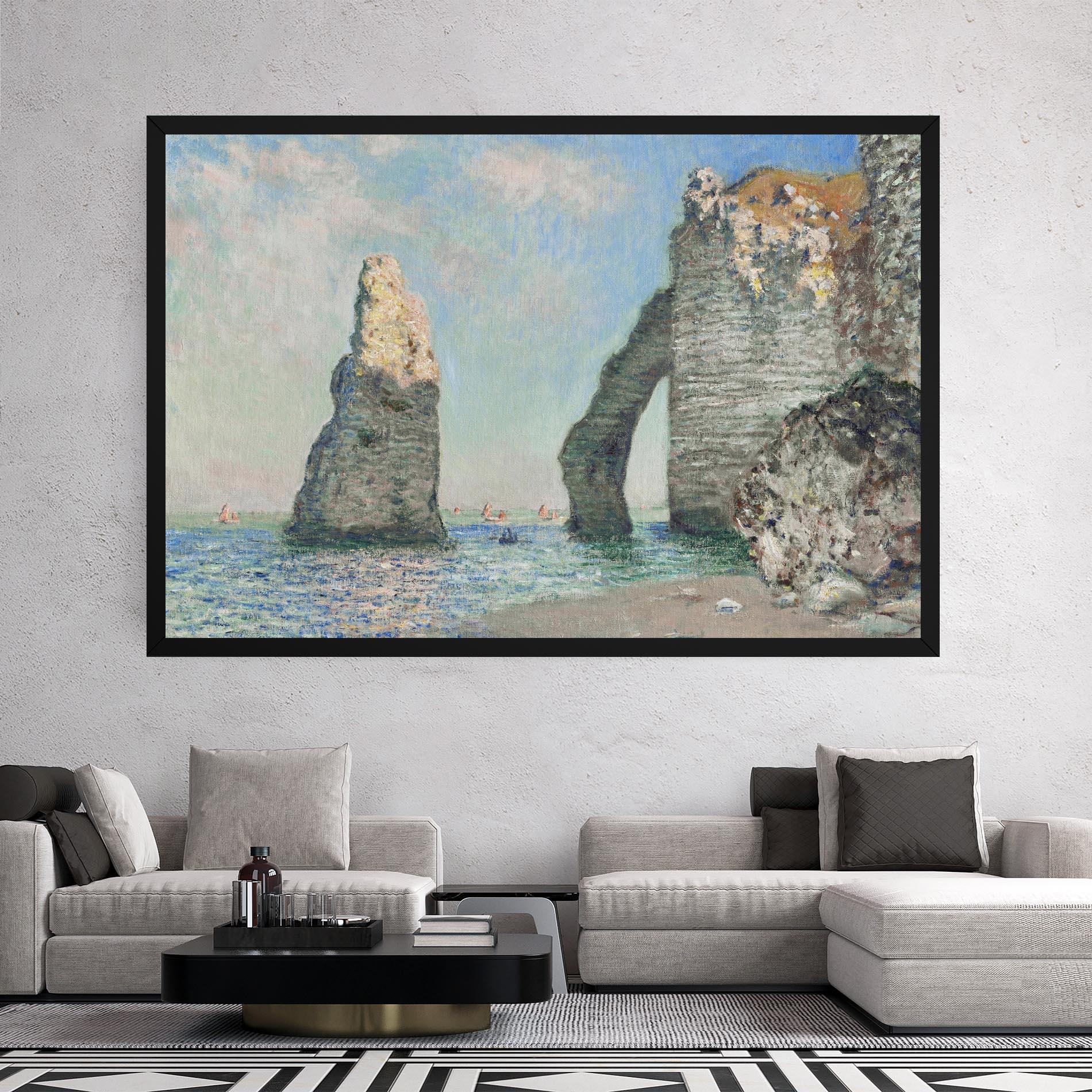 Vászonkép The Cliffs At Etretat mockup 2