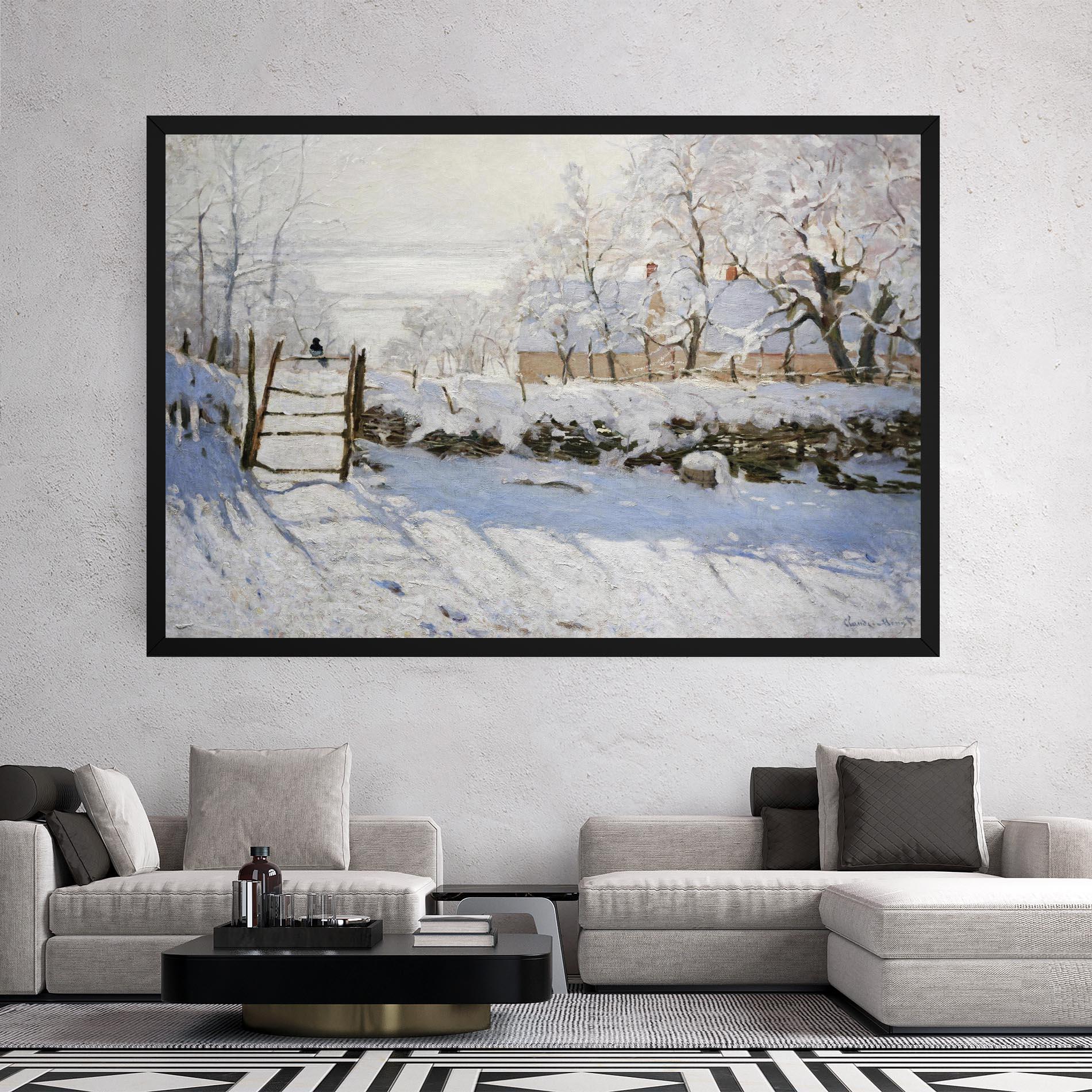 Vászonkép The Magpie mockup 2