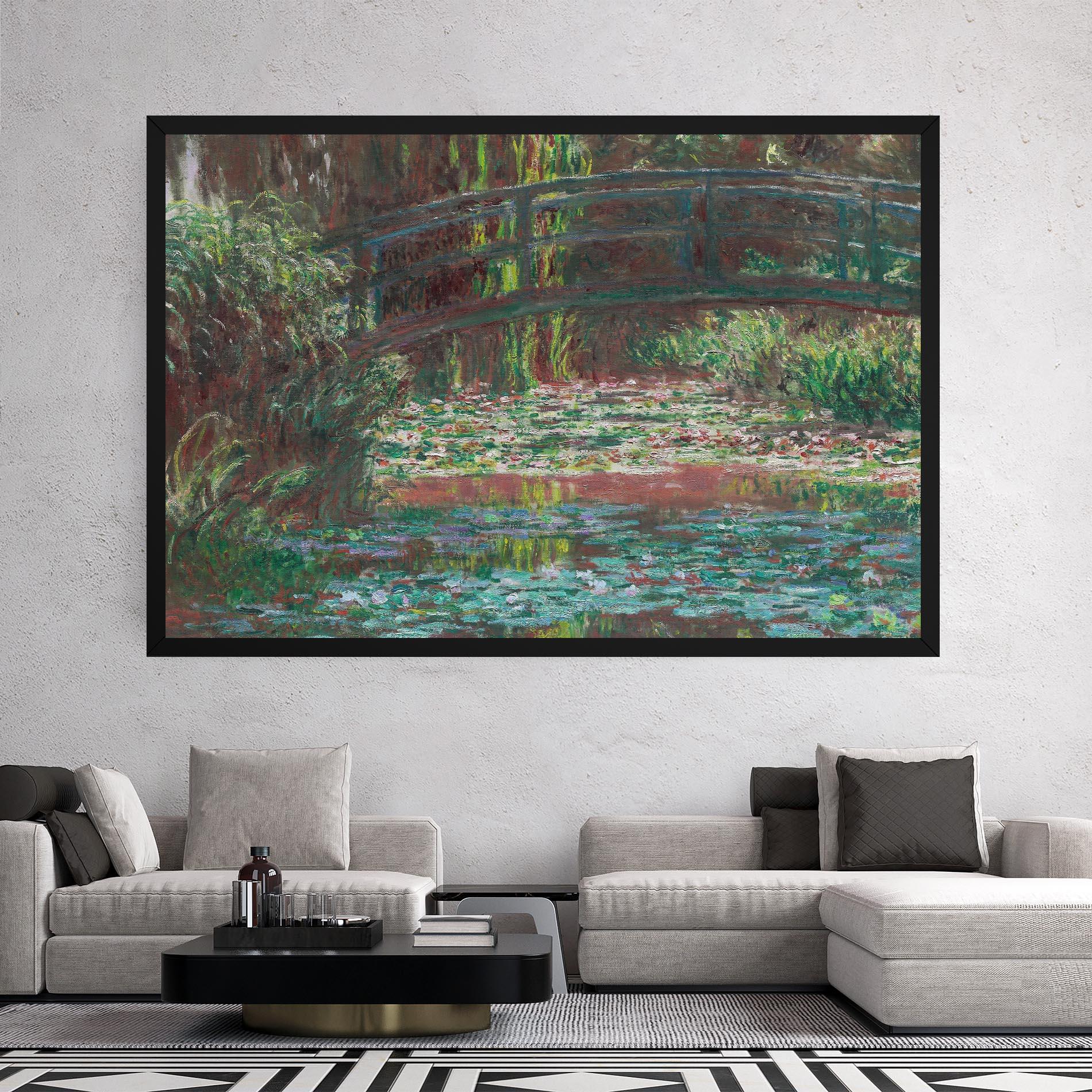 Vászonkép Water Lily Pond mockup 2
