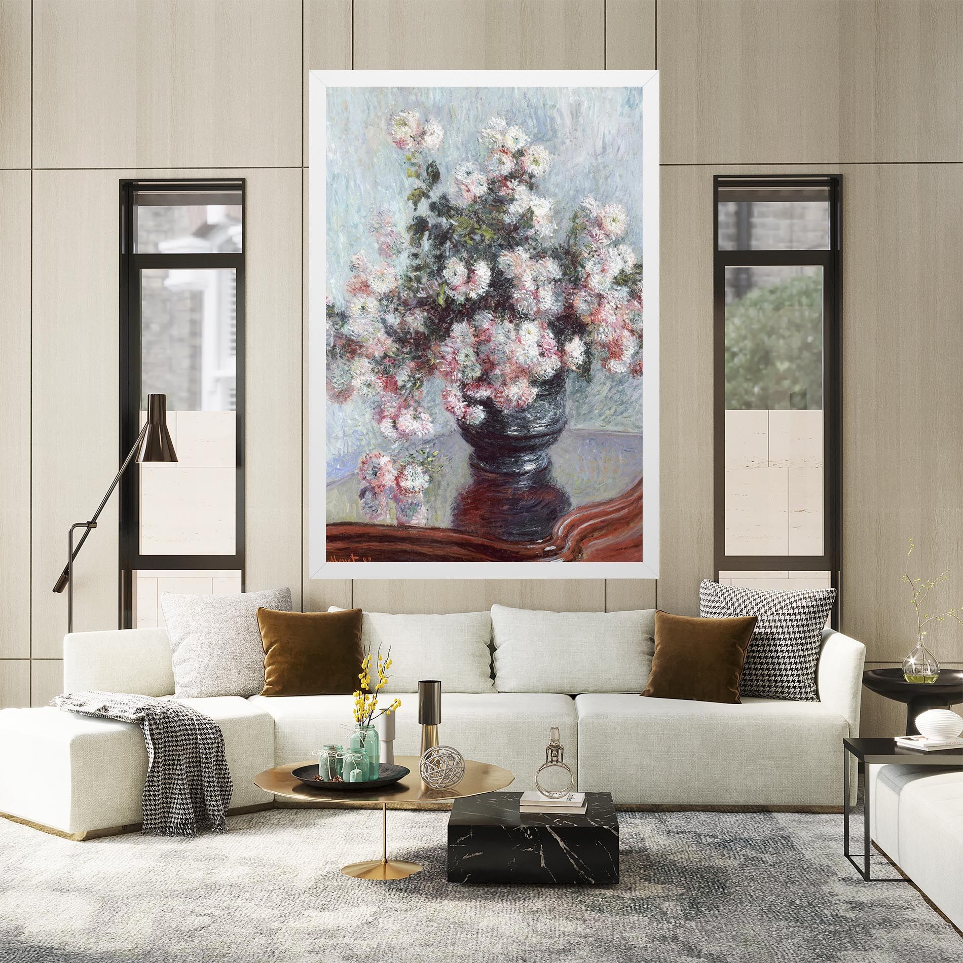 Chrysanthemums mockup 2