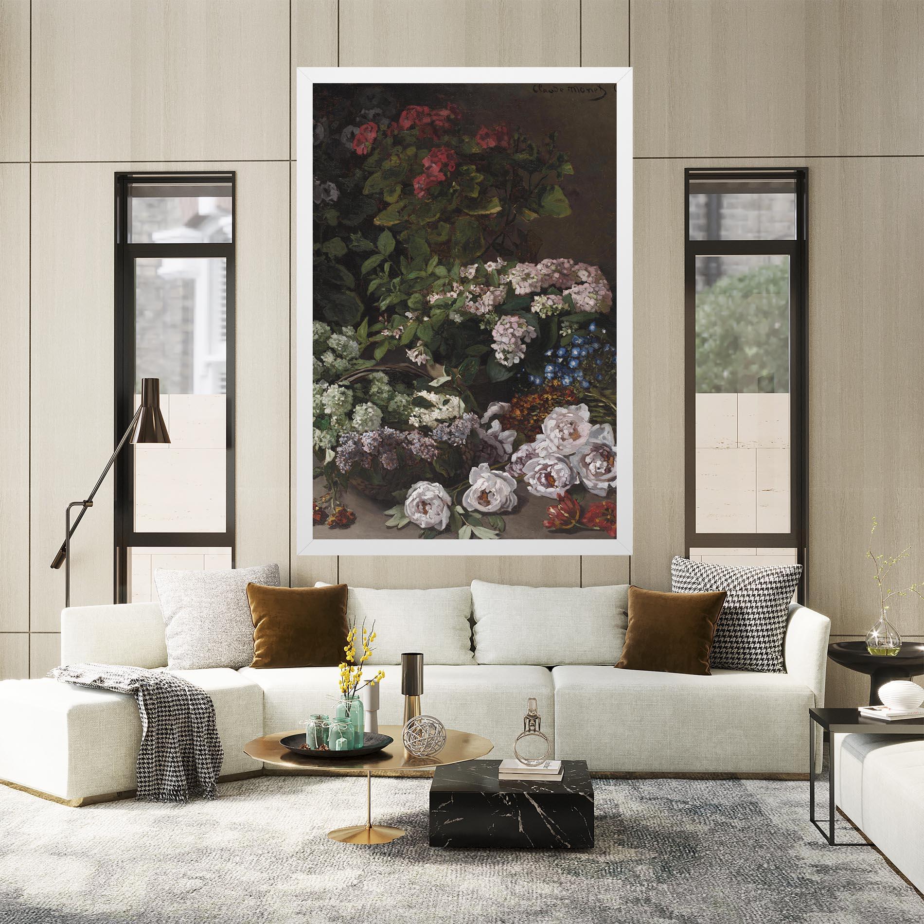 Vászonkép Spring Flowers Monet mockup 2