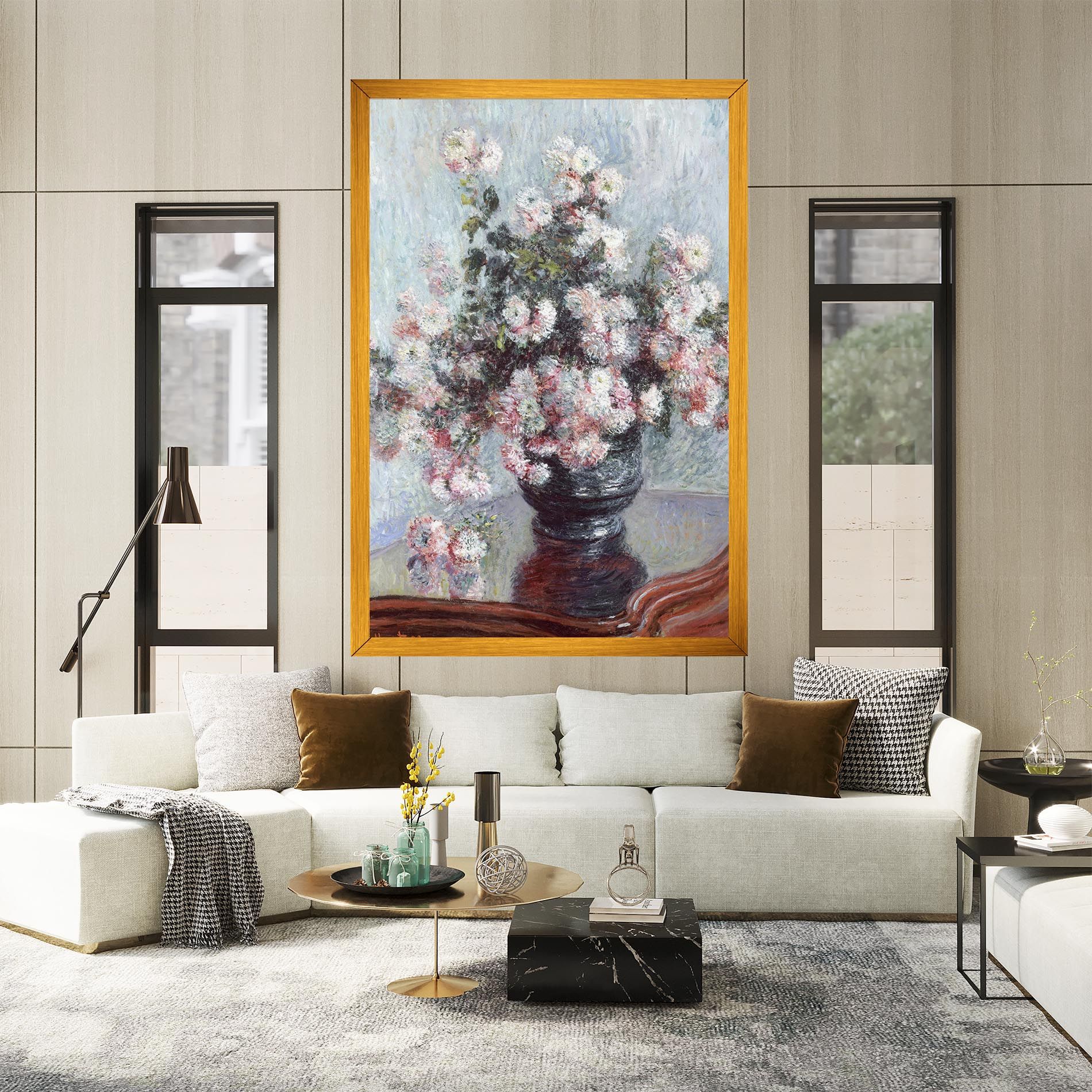 Chrysanthemums mockup 2