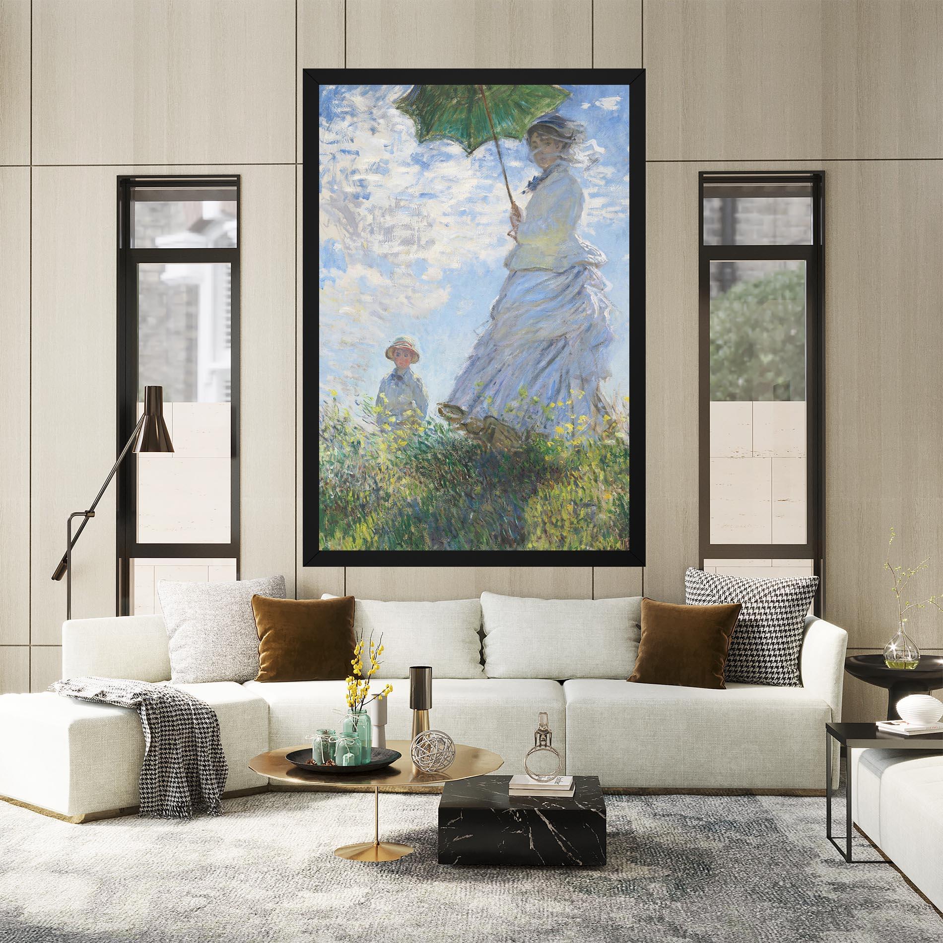 Vászonkép Parasol Painting mockup 2