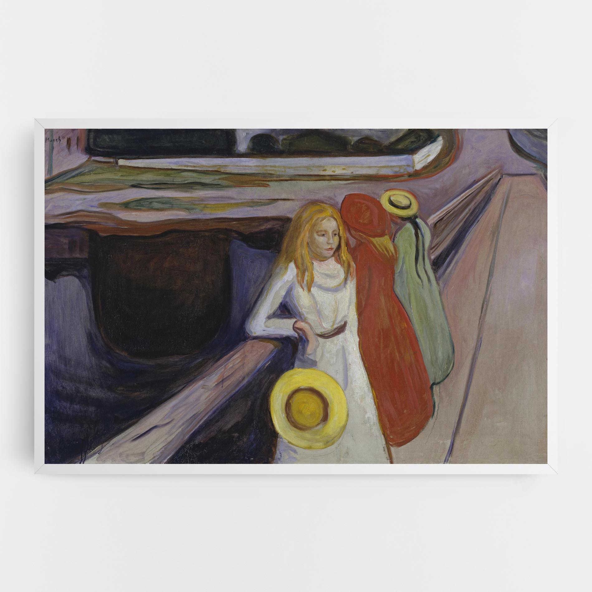 Vászonkép Bridge Girls mockup 0