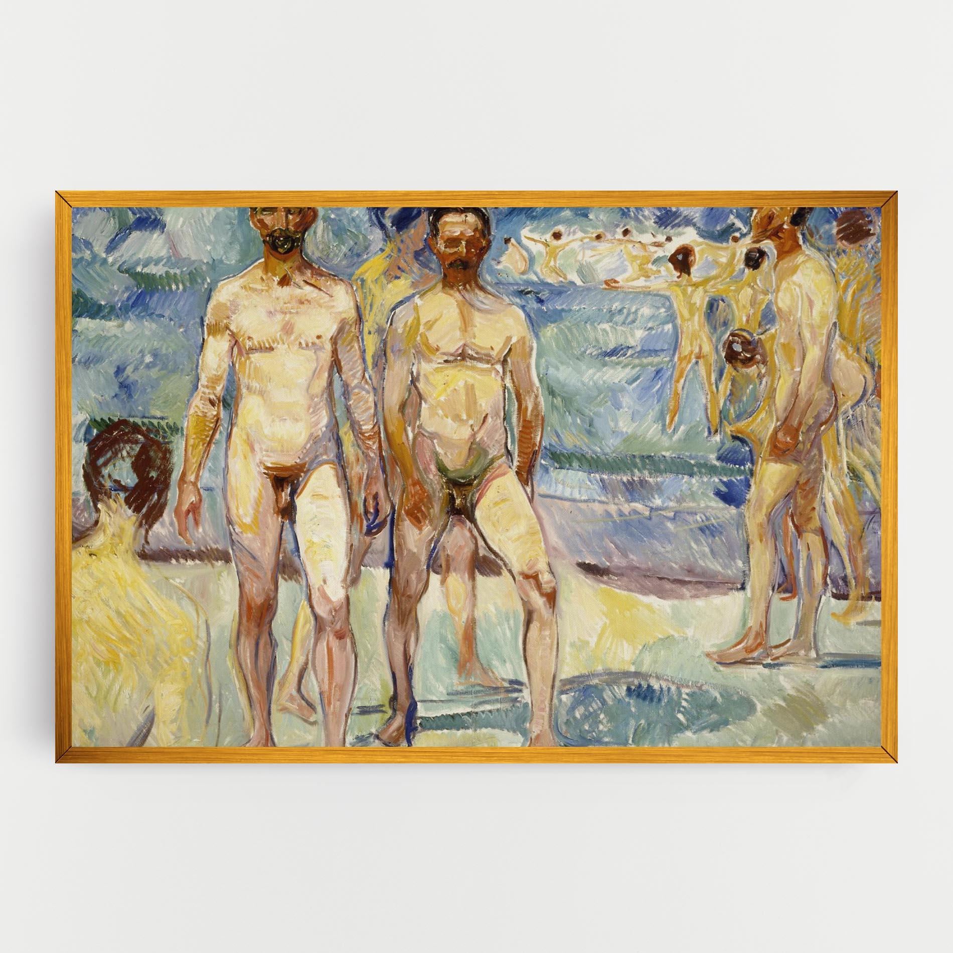 Vászonkép Bathing Men mockup 0