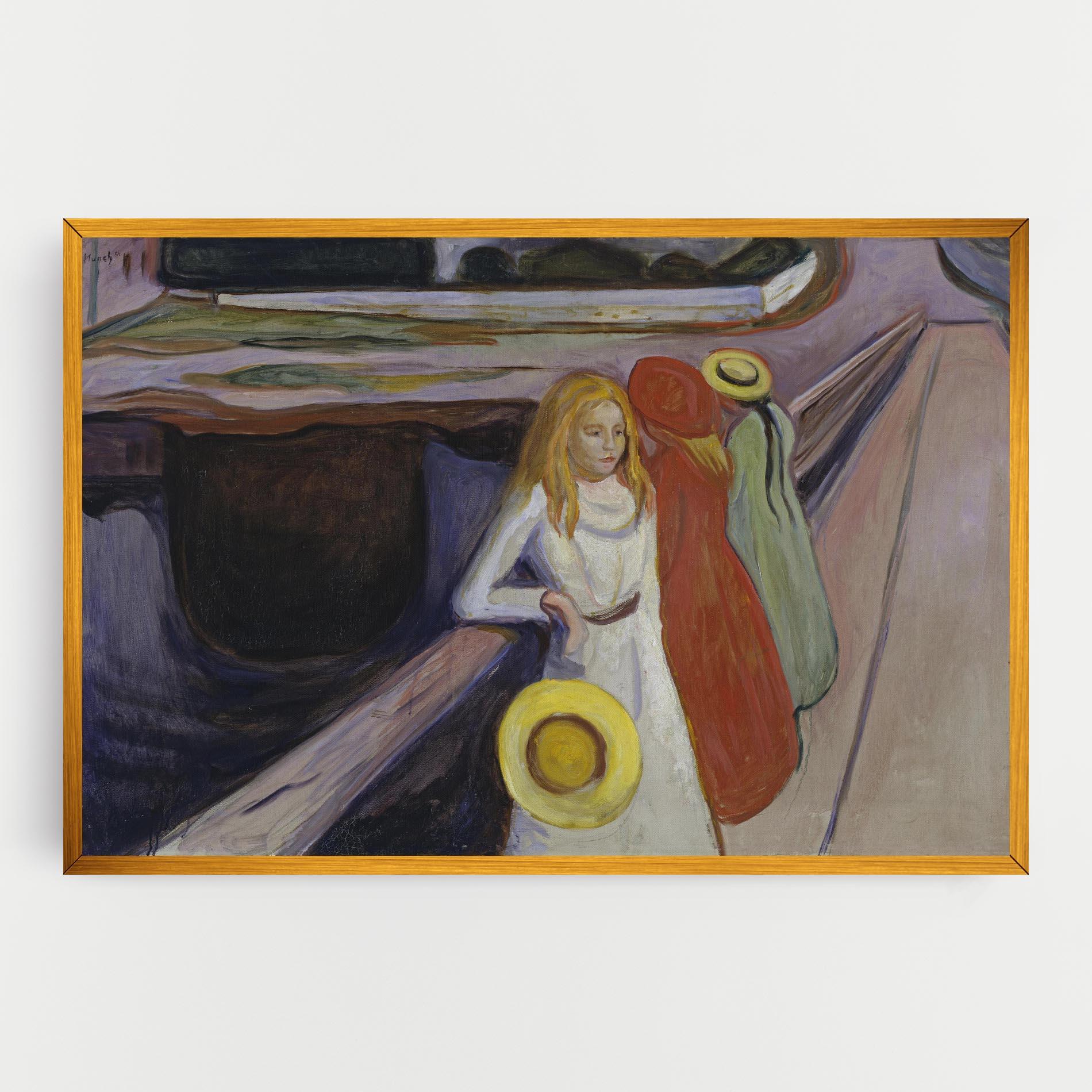 Vászonkép Bridge Girls mockup 0