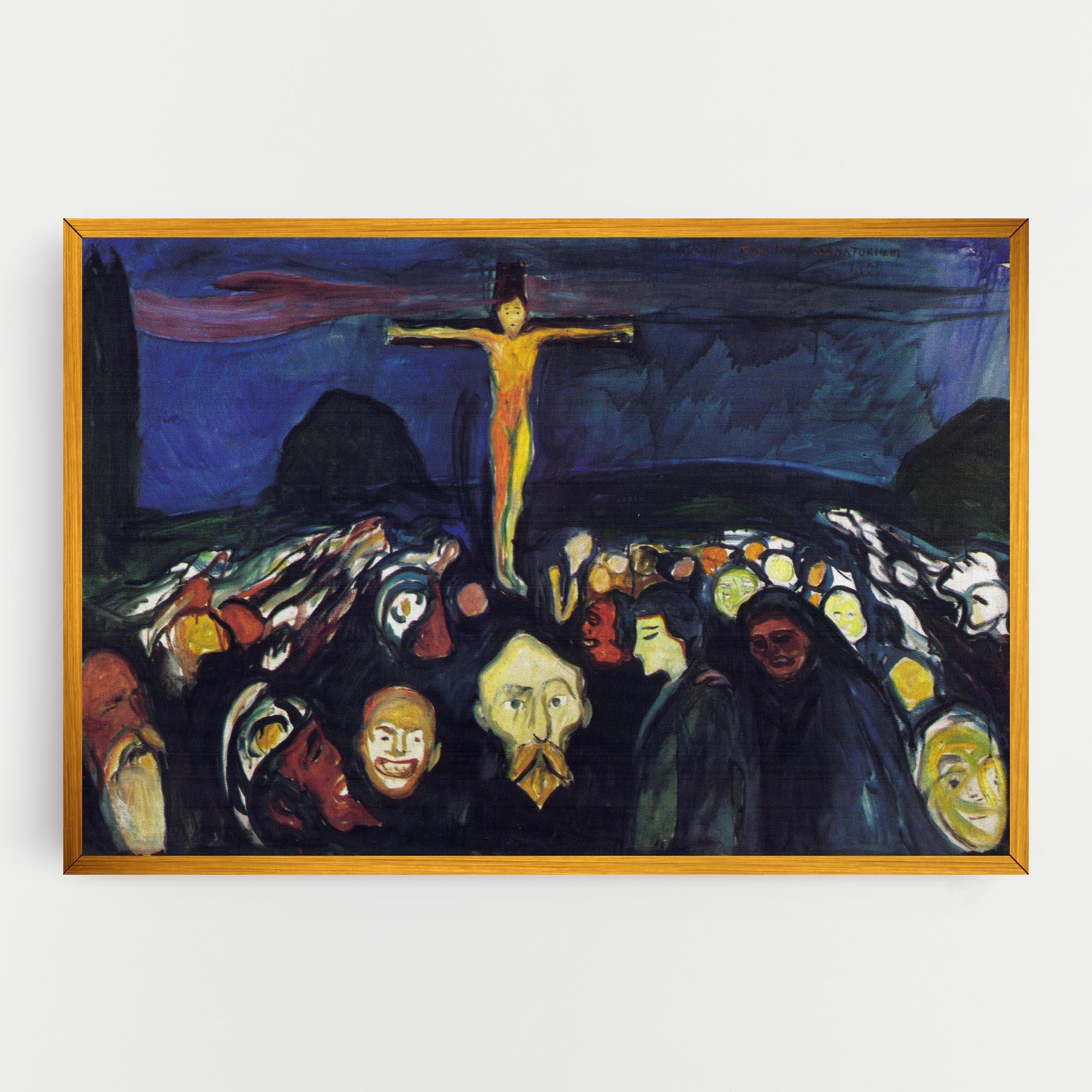 Vászonkép Golgotha mockup 0